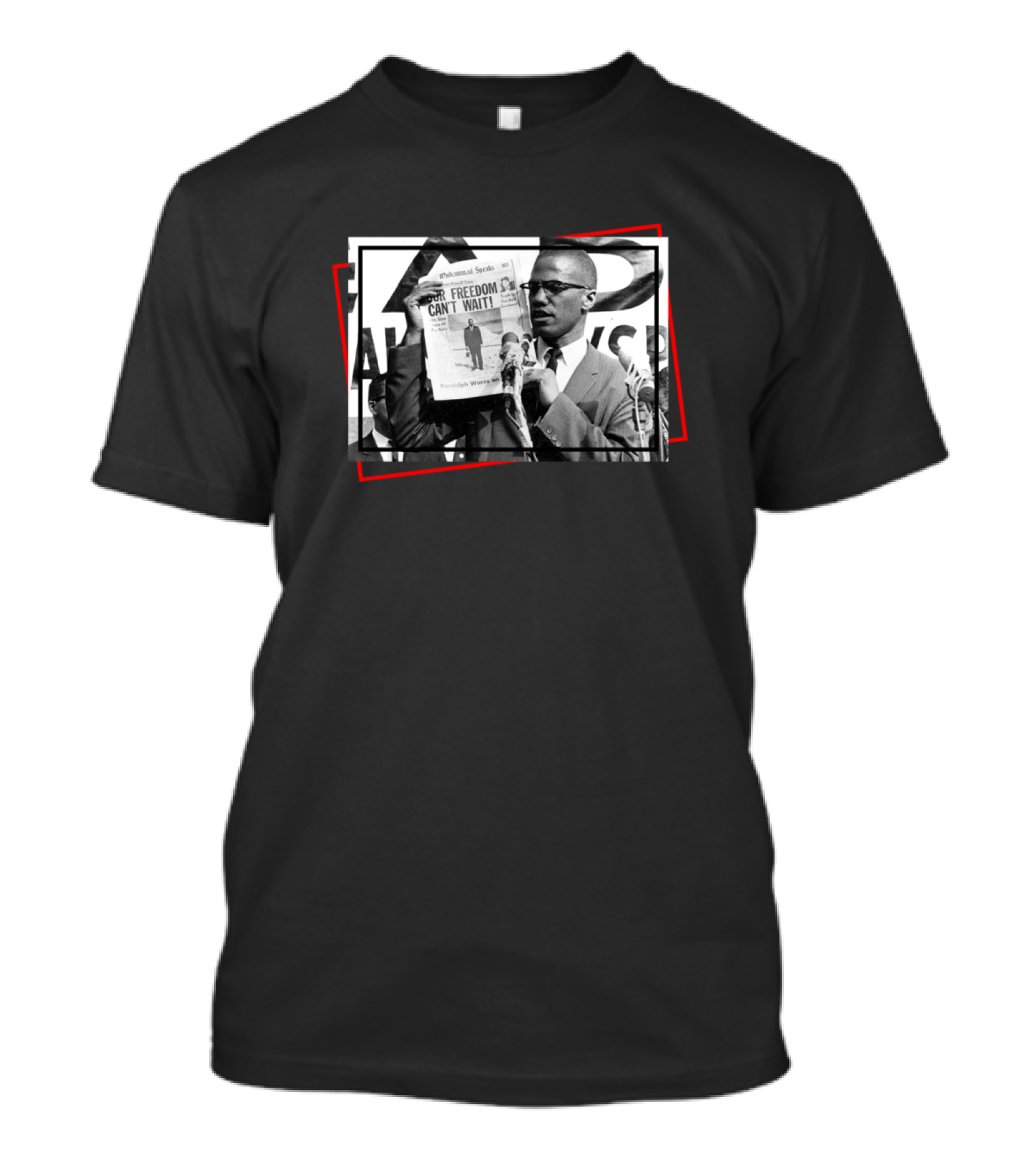 Freedom Can't Wait Malcolm Xls2rp T-Shirt