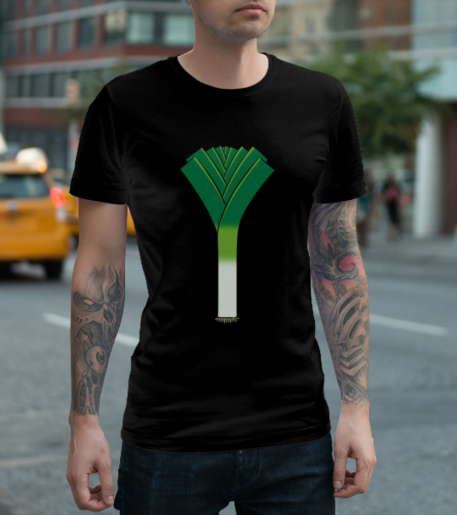 Leek Initials Vegetable T-Shirt