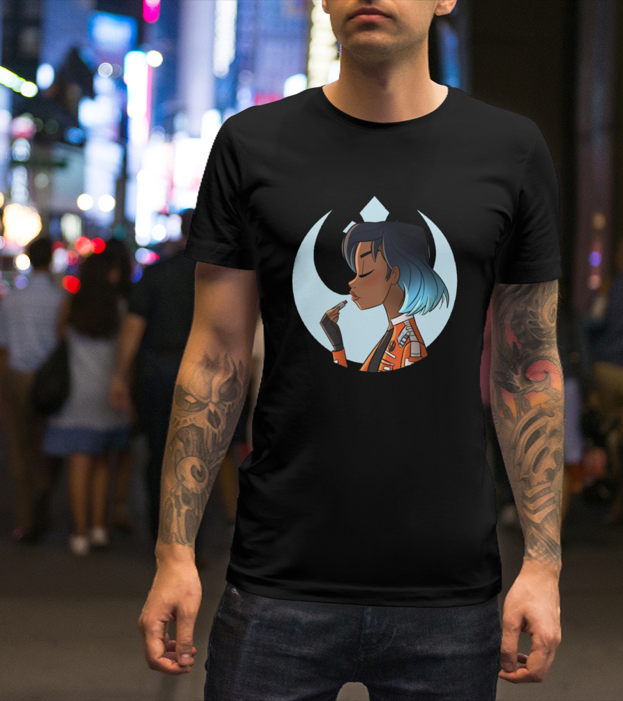 Lipstick Vi Moradi Rebel Alliance Pilot T-Shirt