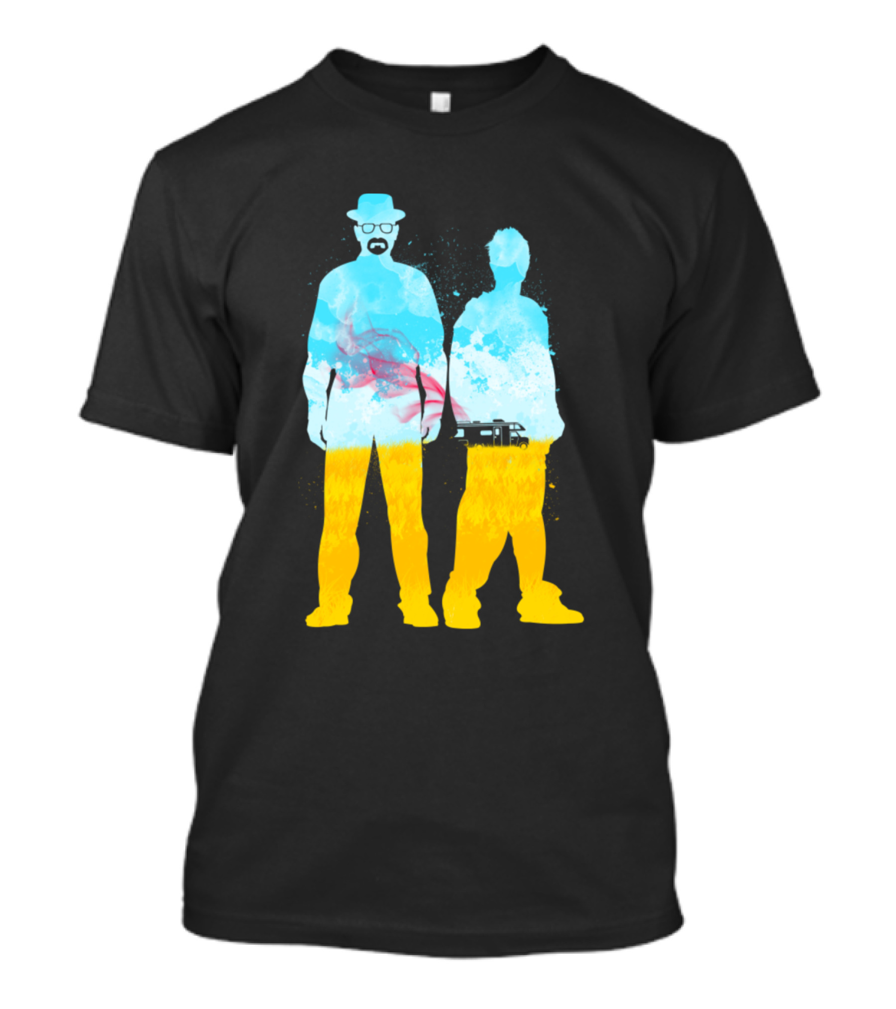 Respect The Chemistry Breaking Bad Silhouette Duo With RV T-Shirt