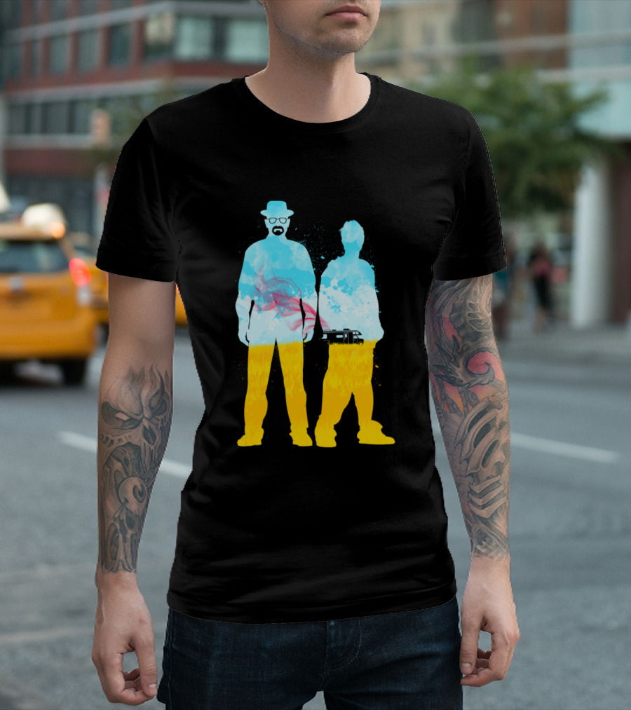 Respect The Chemistry Breaking Bad Silhouette Duo With RV T-Shirt