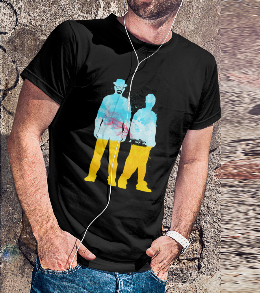 Respect The Chemistry Breaking Bad Silhouette Duo With RV T-Shirt