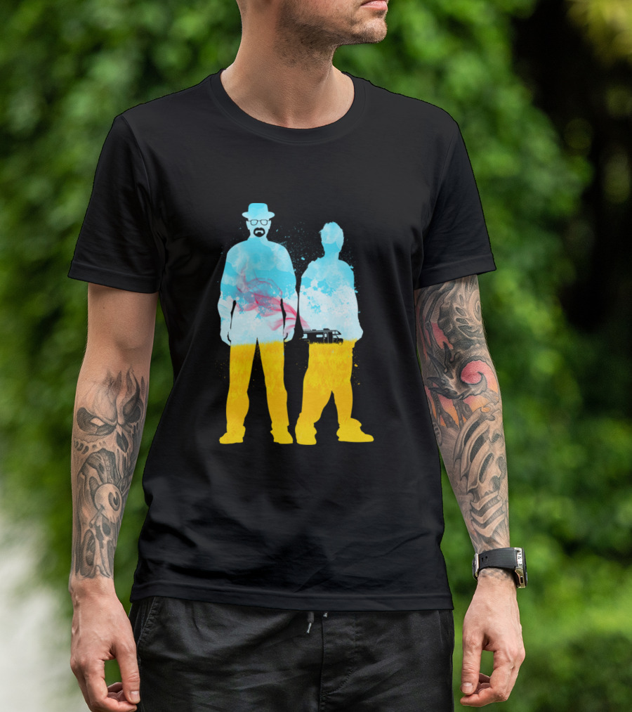 Respect The Chemistry Breaking Bad Silhouette Duo With RV T-Shirt