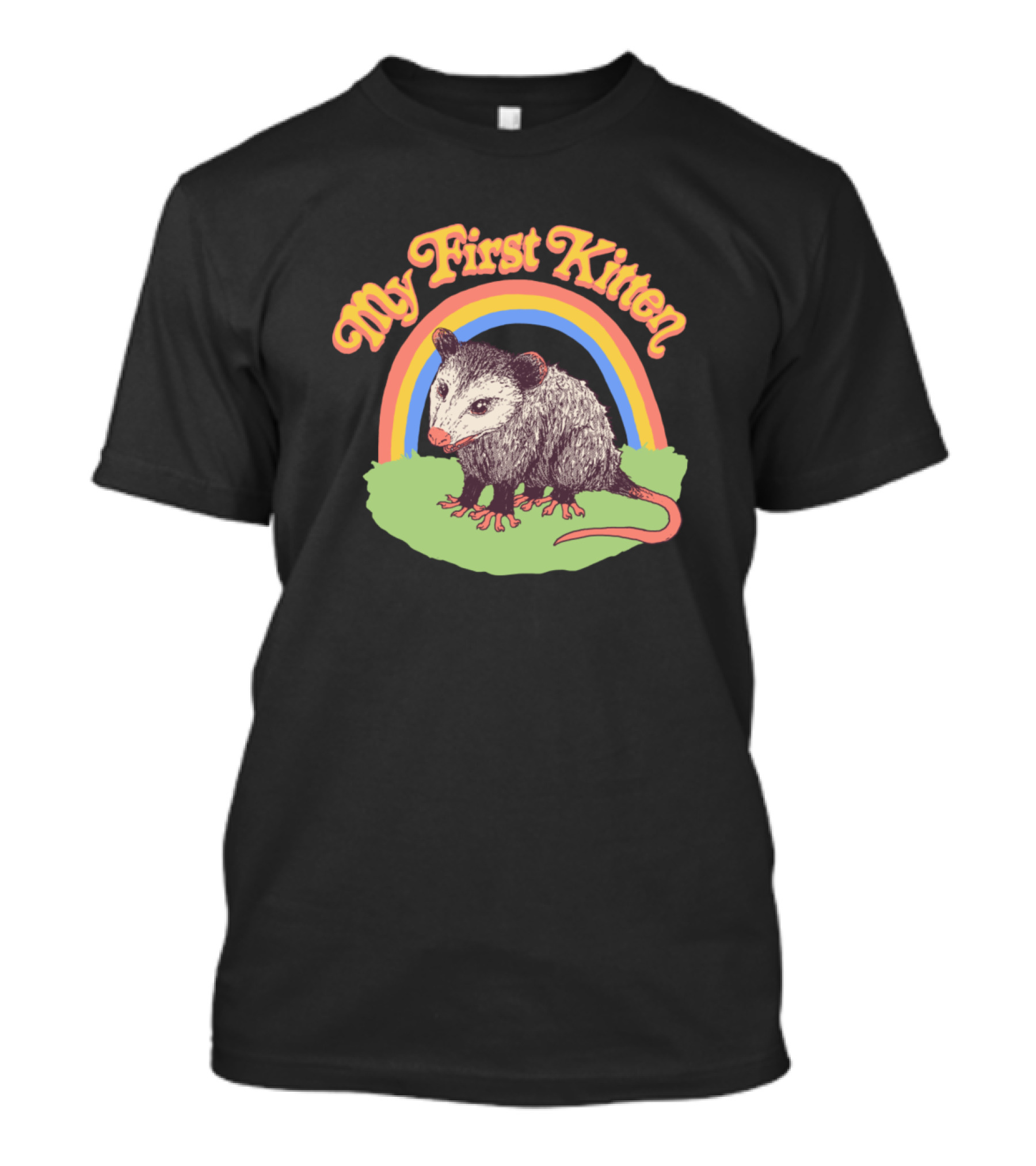 My First Kitten Rainbow Opossum T-Shirt
