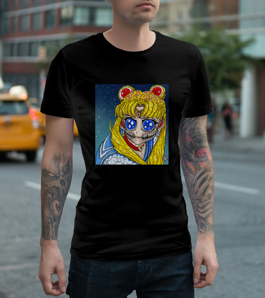 Sailor Monster Sailor Moon Horror Mashup T-Shirt