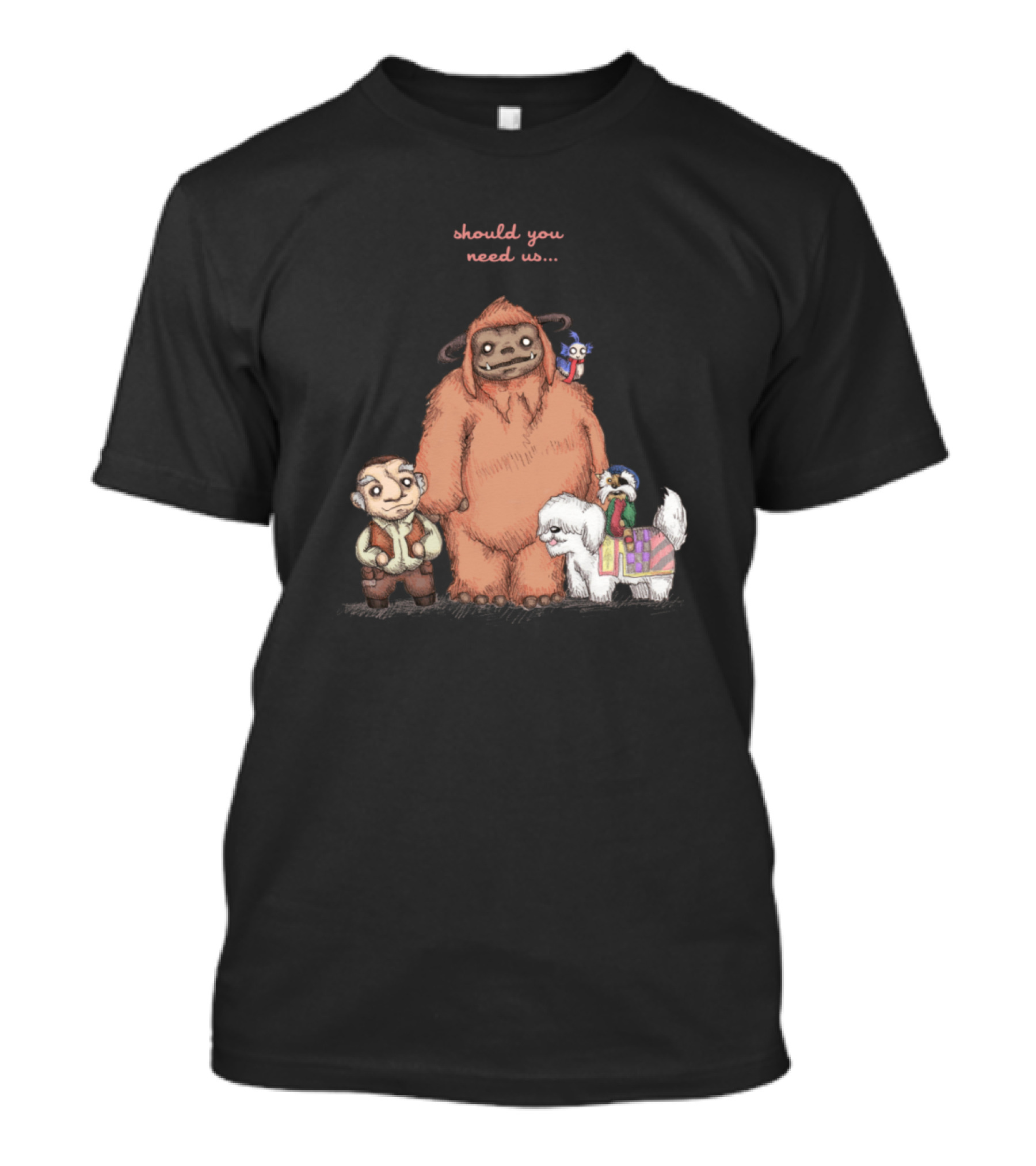 Should You Need Us Labyrinth Friends Reunion T-Shirt