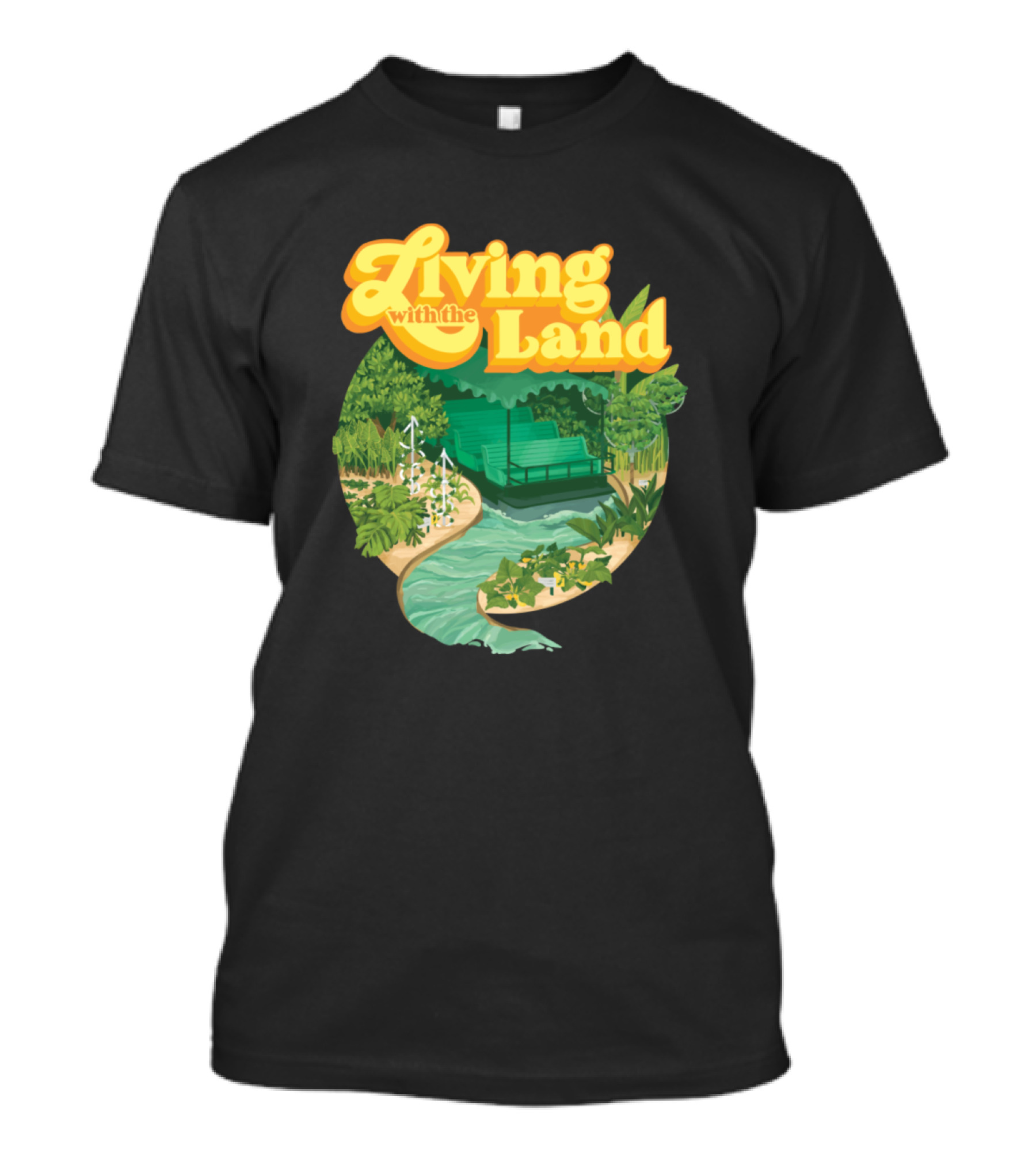 Living With The Land Slow Boat Ride Journey T-Shirt