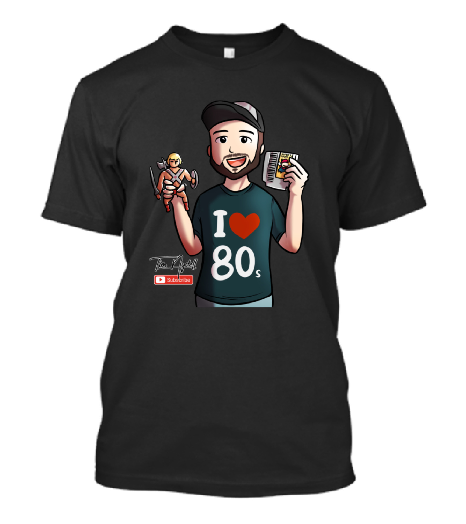 Tim Nydell I Love 80s YouTube Gamer Toy Collector T-Shirt