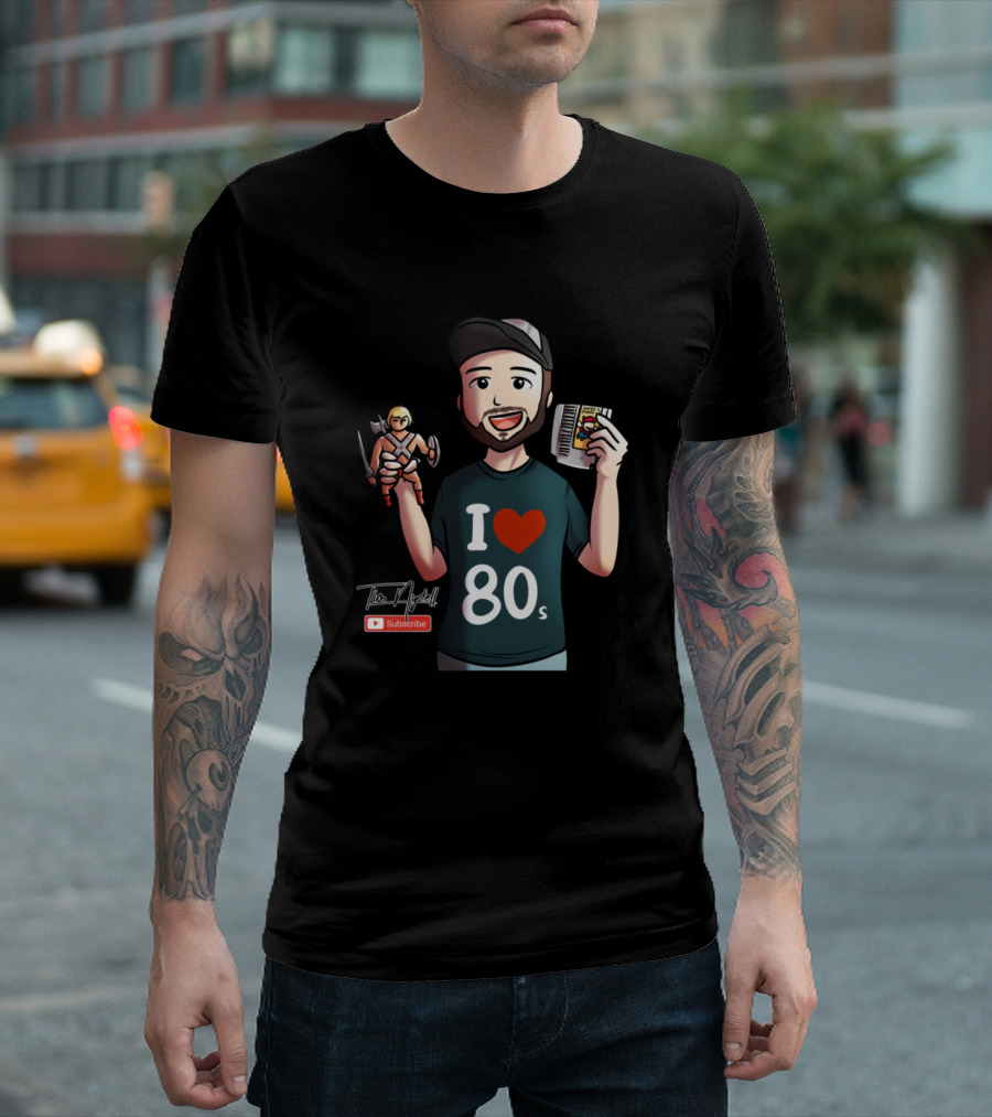 Tim Nydell I Love 80s YouTube Gamer Toy Collector T-Shirt