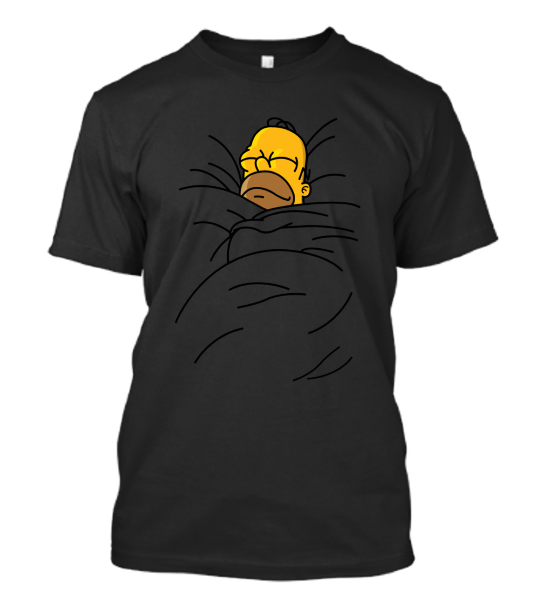 Homer Simpson Cozy Sleep Iconic T-Shirt