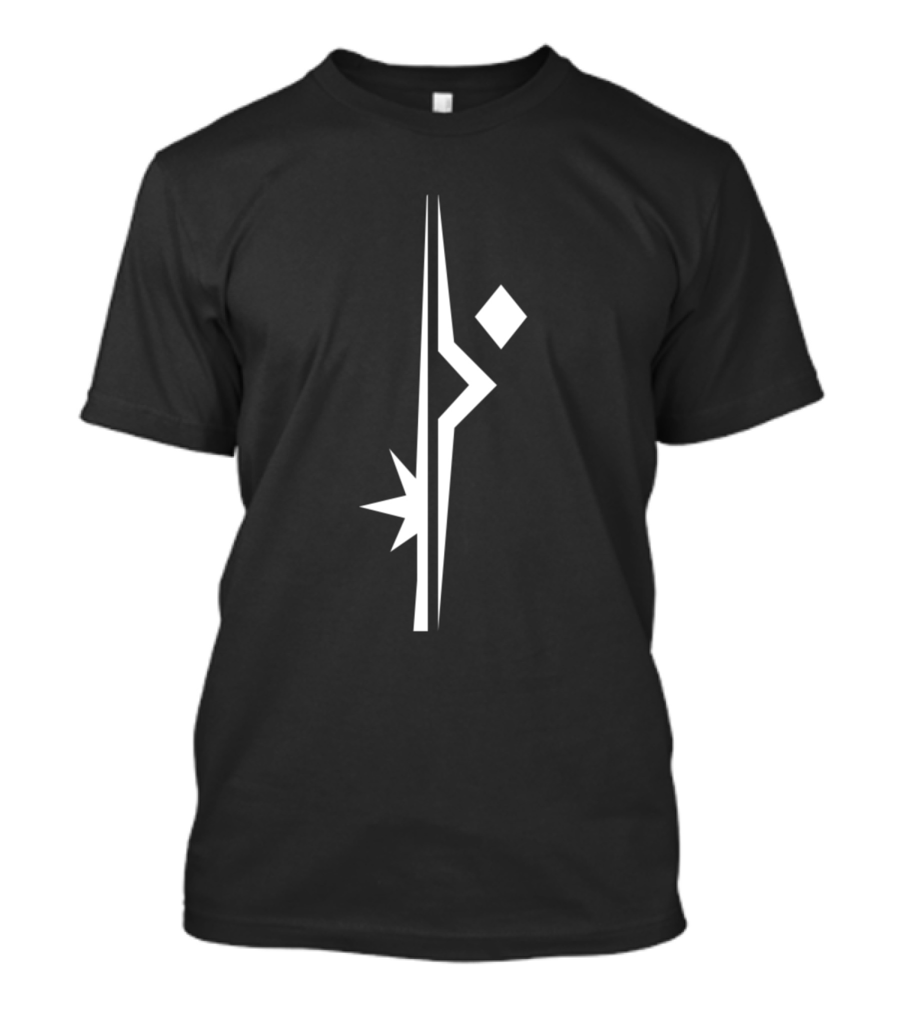 Saber Fulcrum Minimalist Icon With Geometric Forms T-Shirt