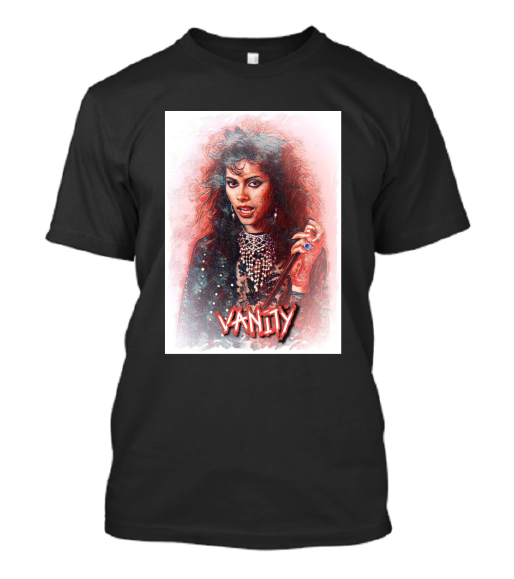 Vanity 1980s Aesthetic Styled Fashion Icon Retro T-Shirt