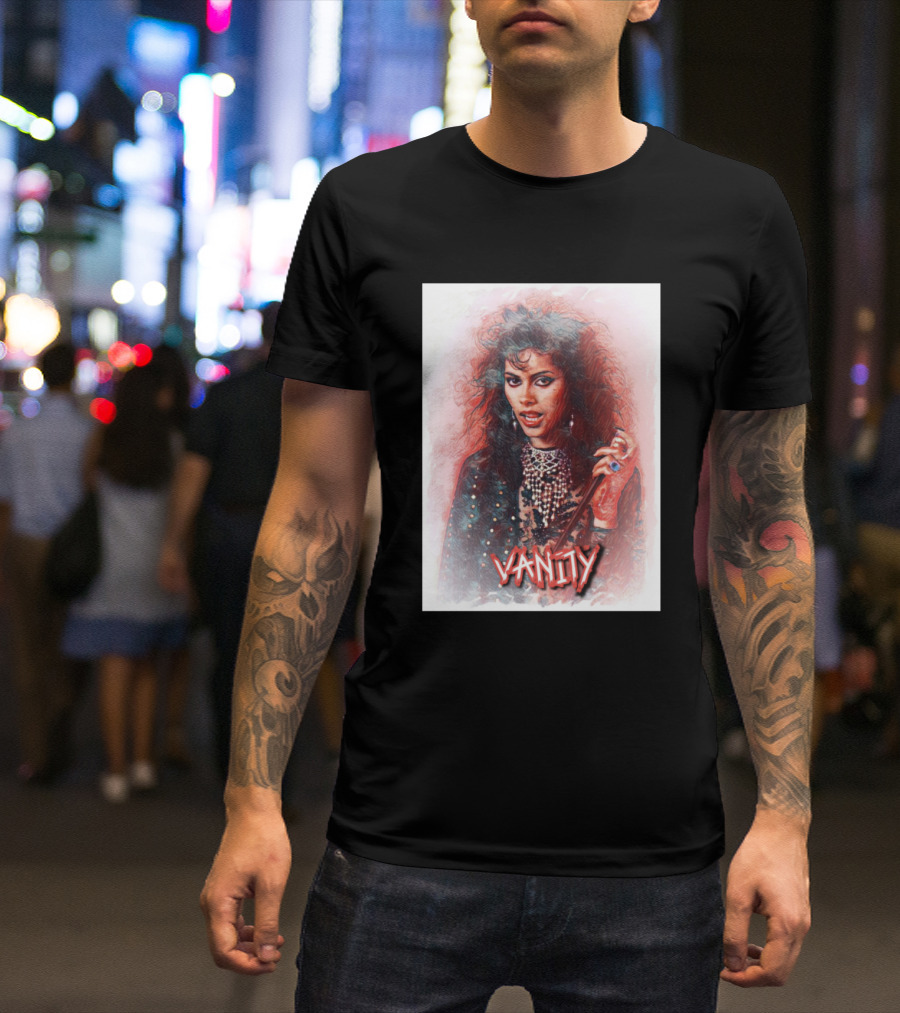 Vanity 1980s Aesthetic Styled Fashion Icon Retro T-Shirt