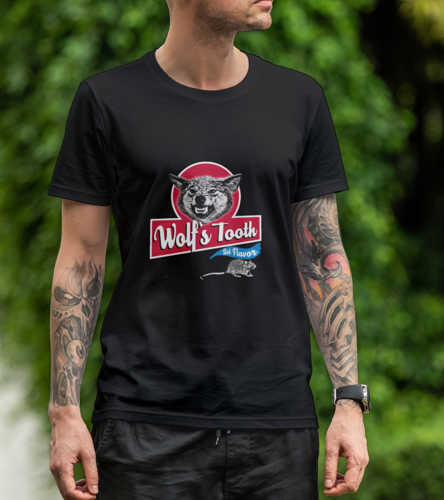Wolf's Tooth Good Food For Mean Dogs Rat Flavor Dog Food T-Shirt