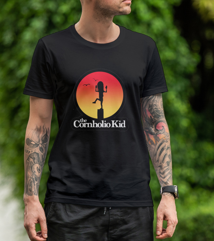 The Cornholio Kid Sunset T-Shirt