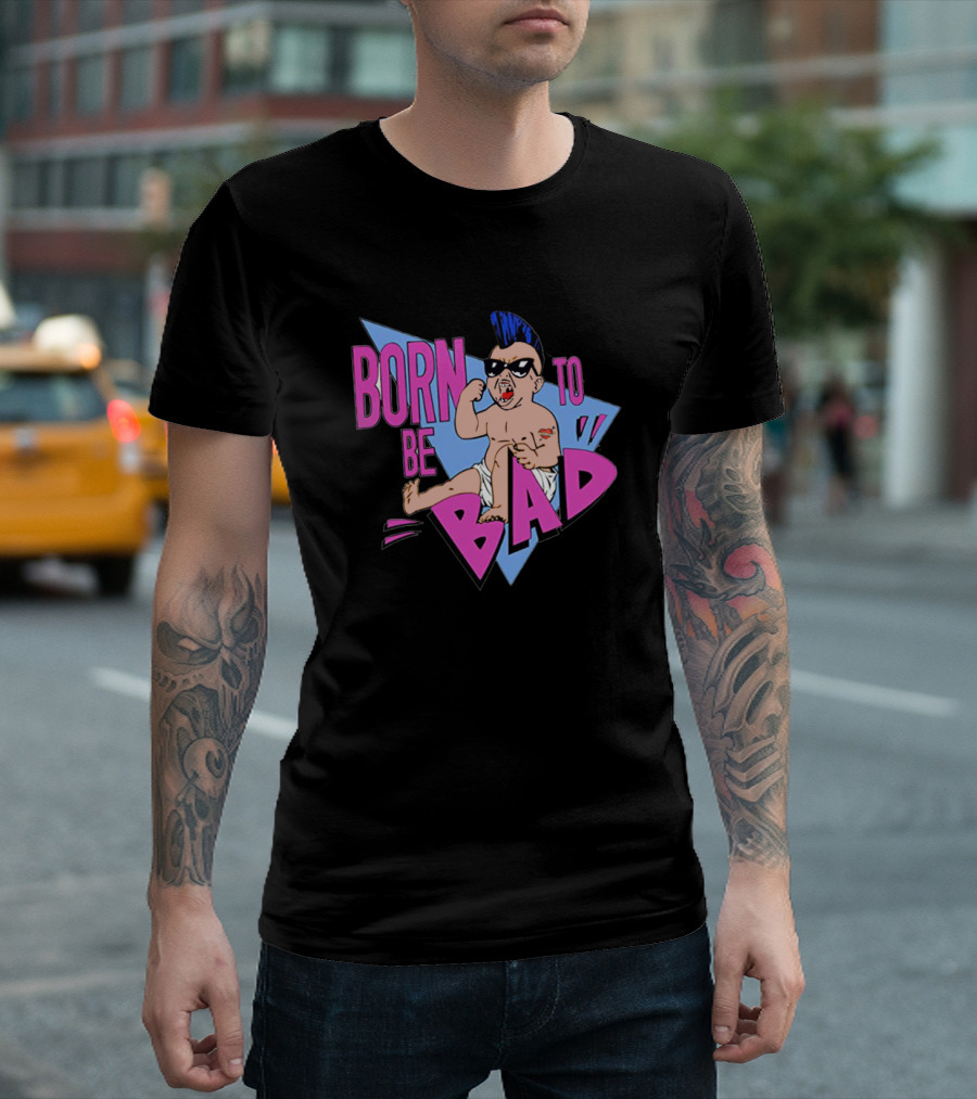 Born To Be Bad Punk Baby Icon Twins T-Shirt