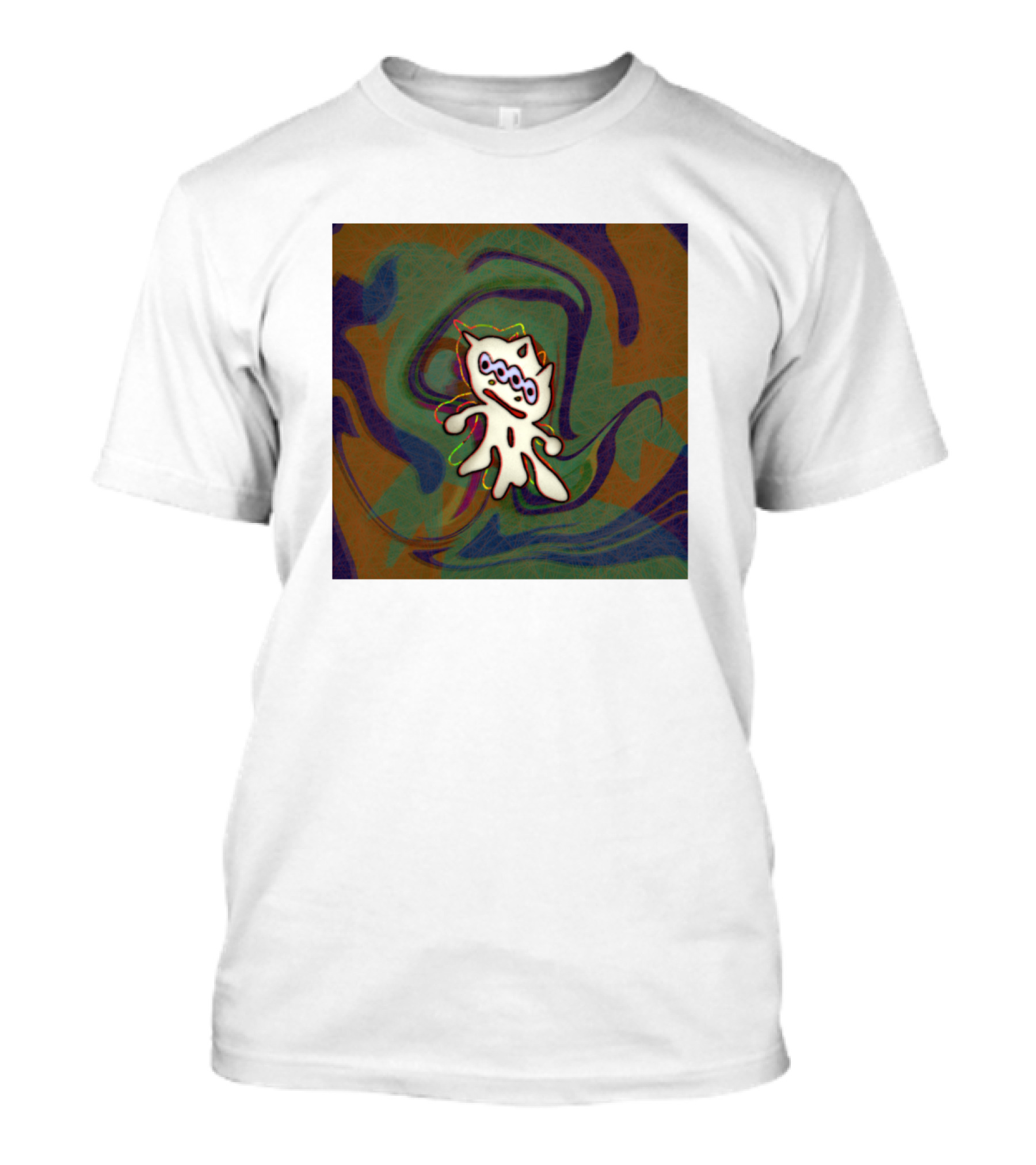 Dimension Brother Groovy Cat Maze Controller T-Shirt