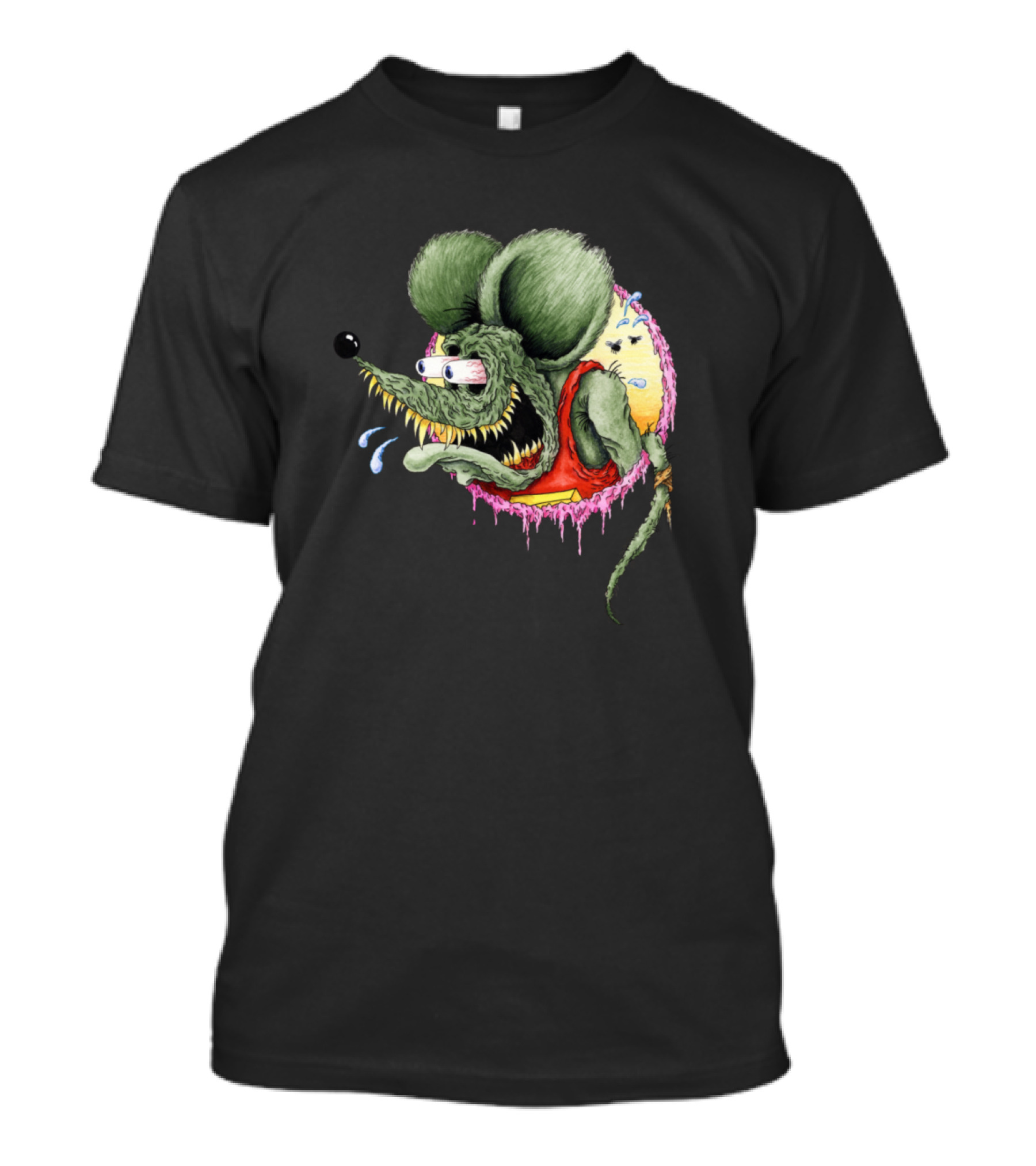 Classic Rat Fink Ed Roth Hot Rod Iconic Character T-Shirt