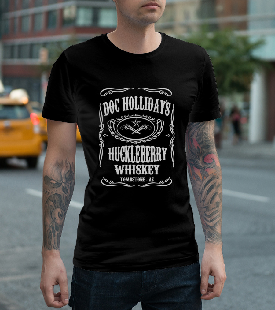 Doc Holliday's Huckleberry Whiskey Tombstone AZ T-Shirt