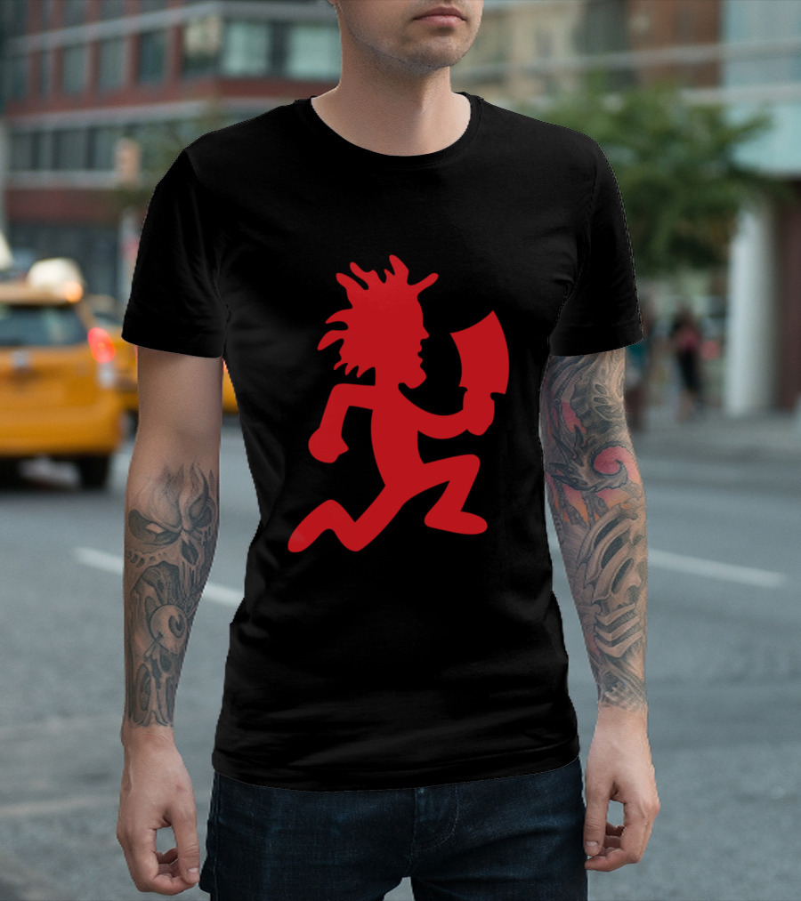 Hatchetman Psychopathic Records Logo Red Iconic T-Shirt