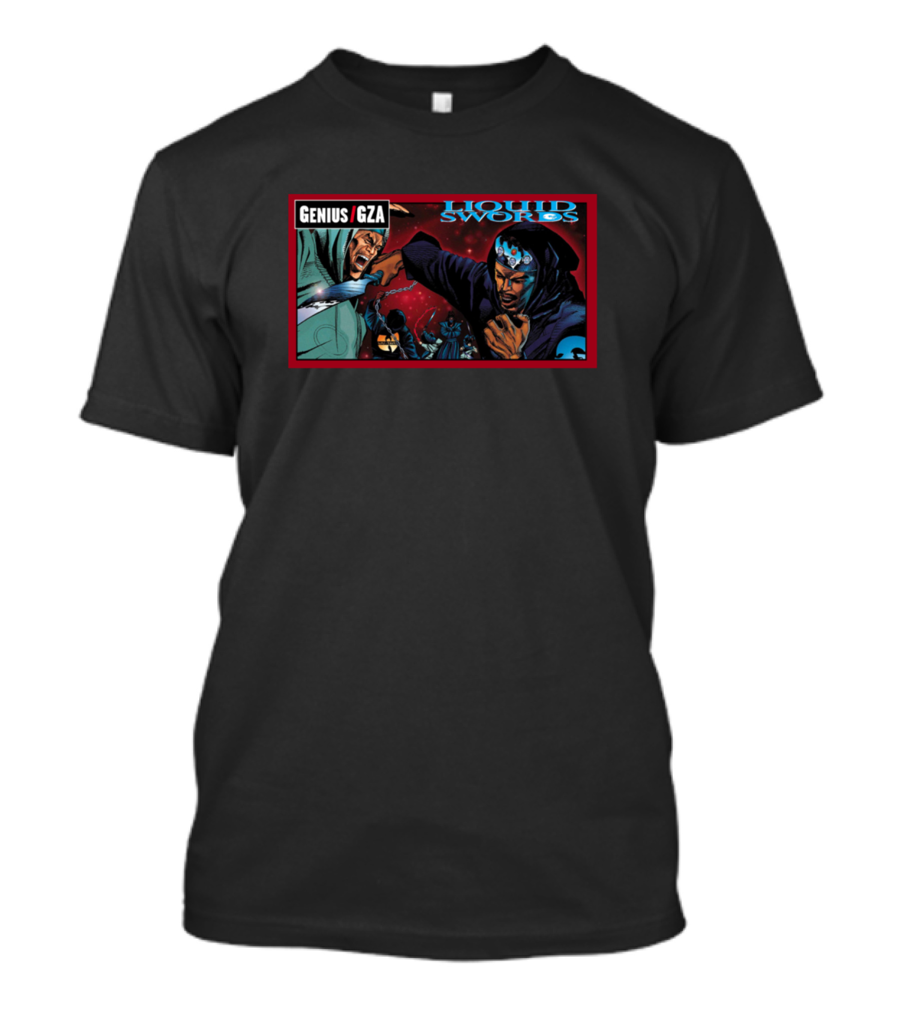 Genius GZA Liquid Swords Comic T-Shirt