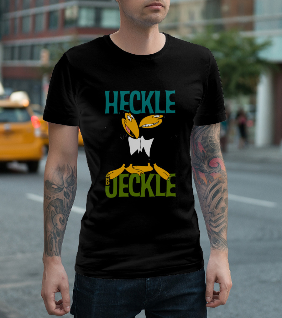HECKLE AND JECKLE ANIMATED CHARACTER VINTAGE STYLE CARTOON T-Shirt