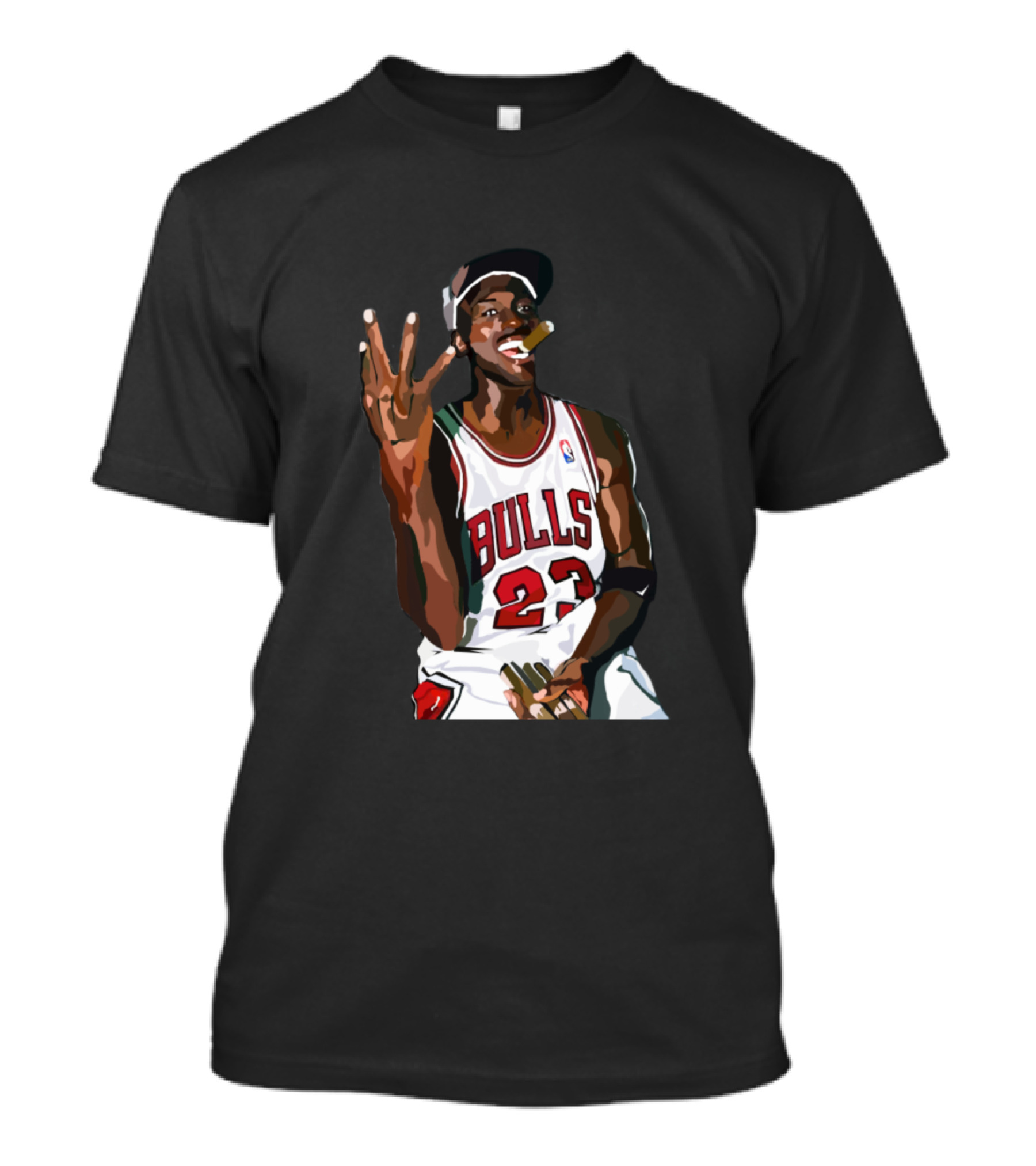 Jordan Michael Bulls 23 NBA Champion T-Shirt