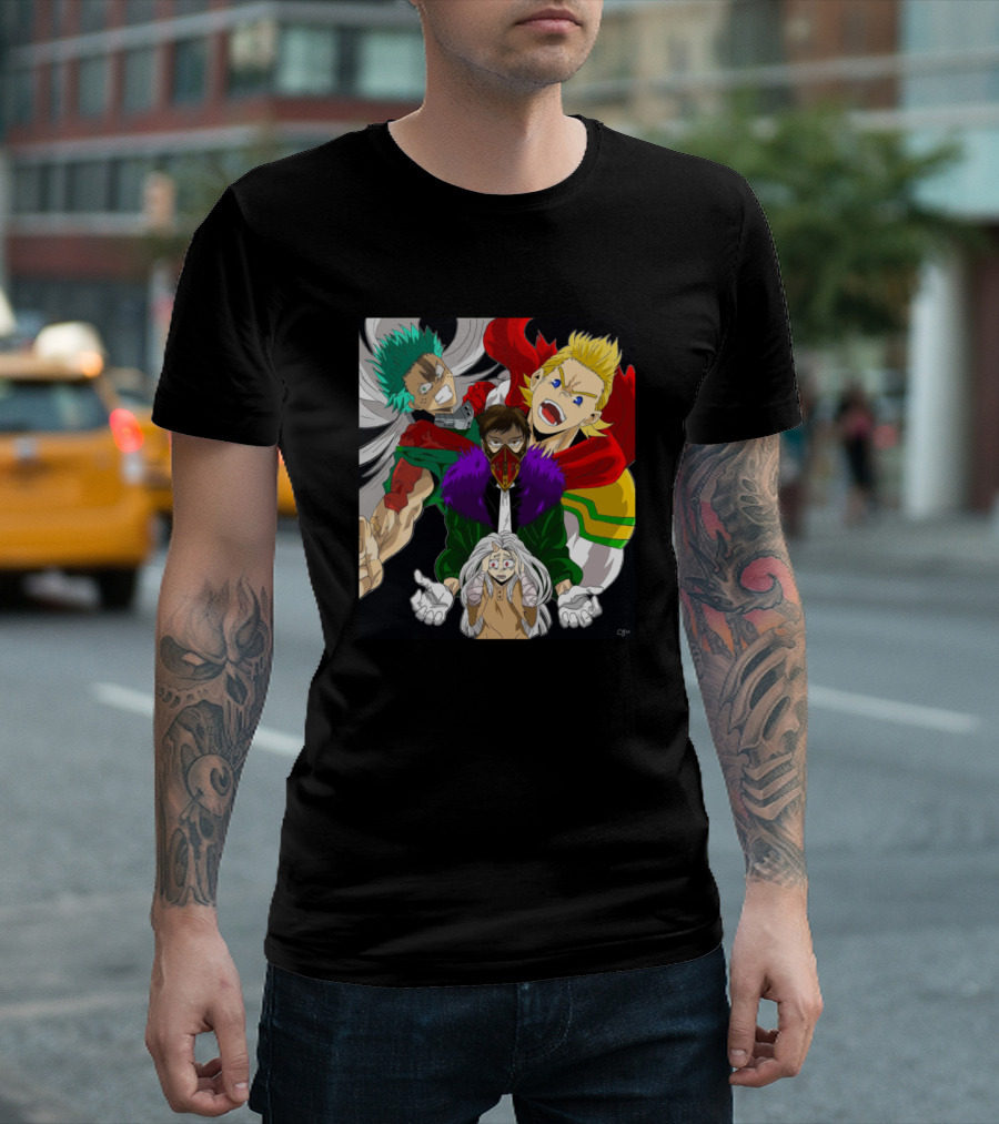 I'll Be Your Hero My Hero Academia Characters Battling Together T-Shirt