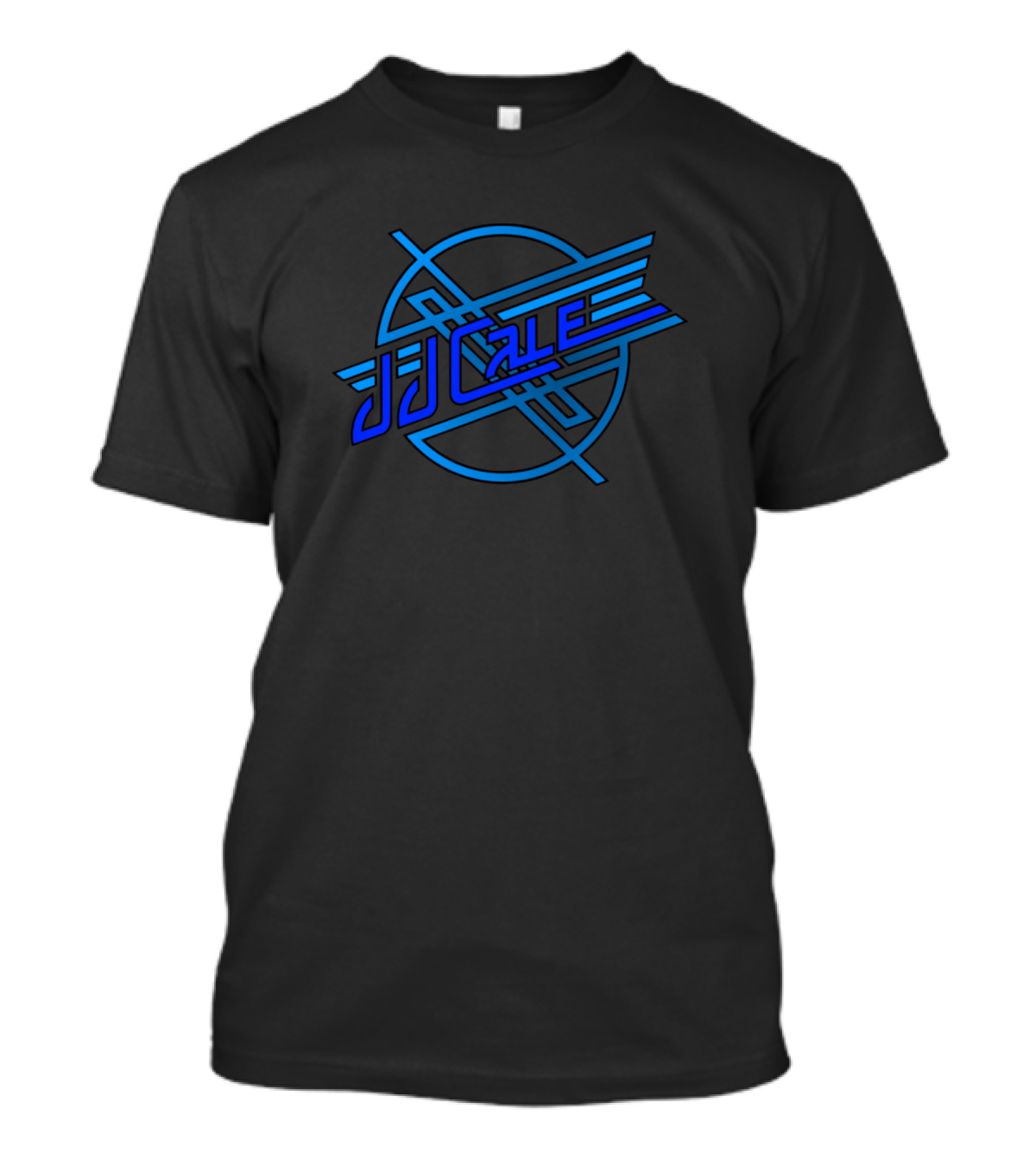 JJ Cale Blue Retro Line T-Shirt