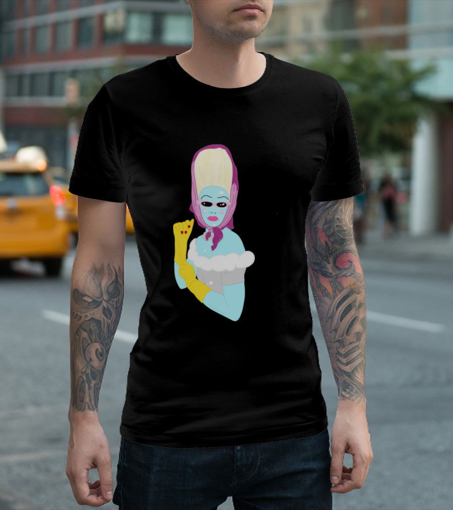 Juno Birch Alien Glamour with Gloves T-Shirt
