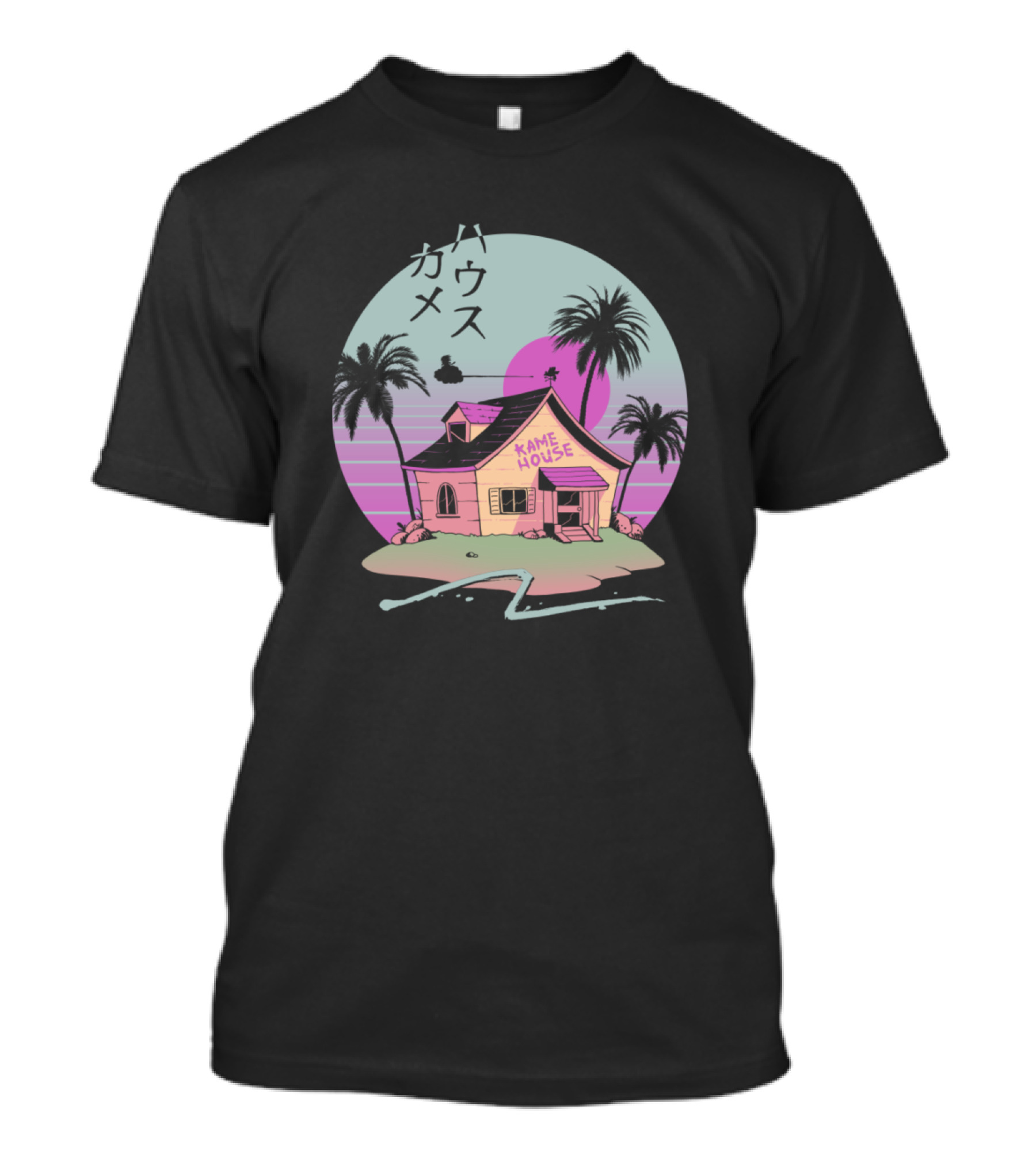 Kame House Tropical Sunset Kamewave Chill T-Shirt