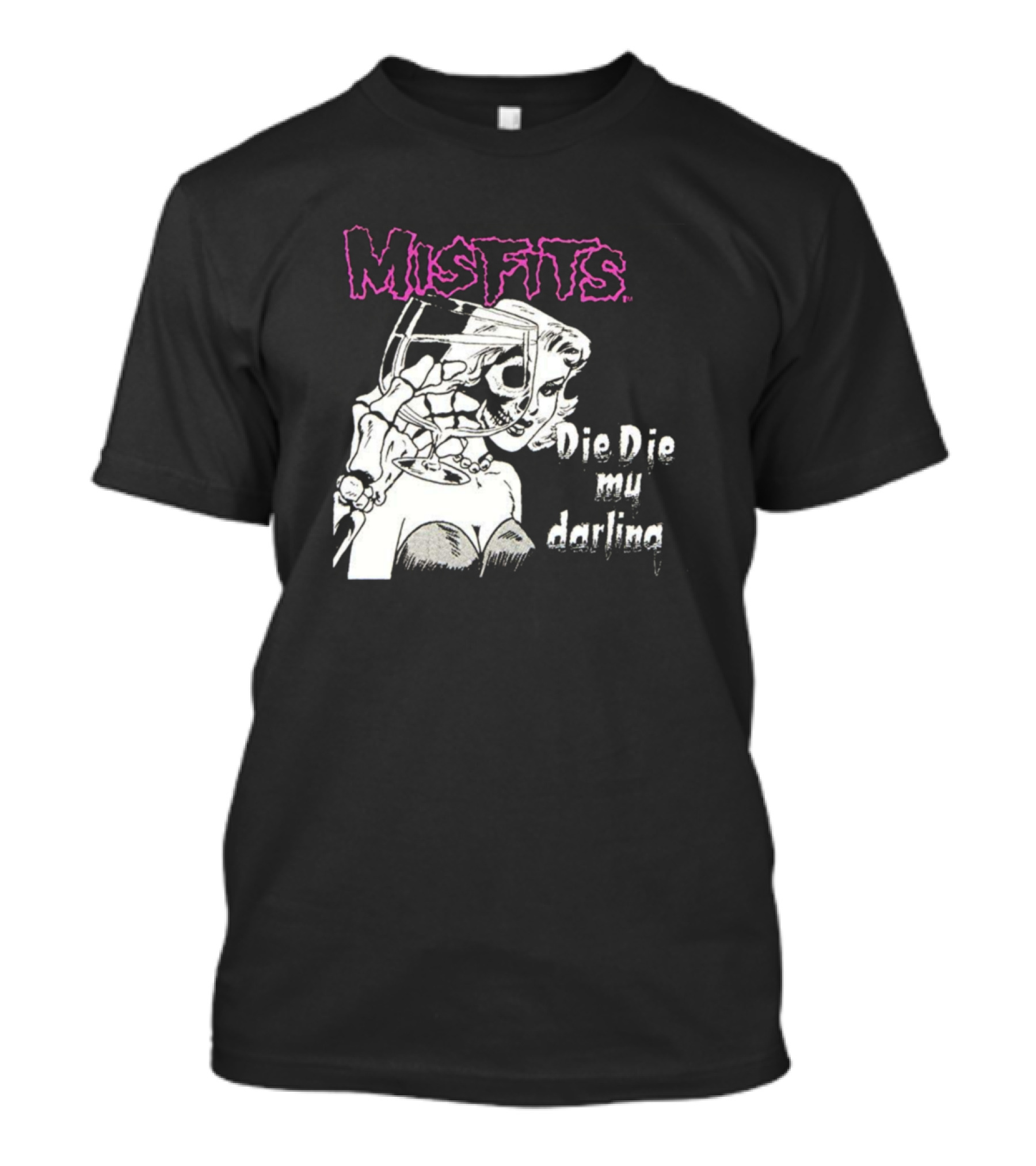 Misfits Die Die My Darling Skeleton Embrace T-Shirt