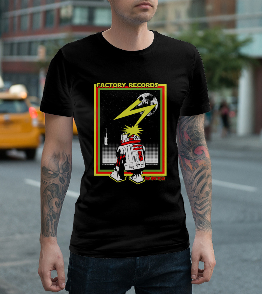 FACTORY RECORDS COSTA MESA 949-723-8101 BAD MOTIVATOR T-Shirt