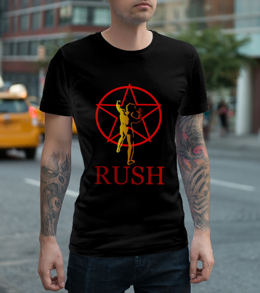 Rush Starman Red Star Emblem T-Shirt