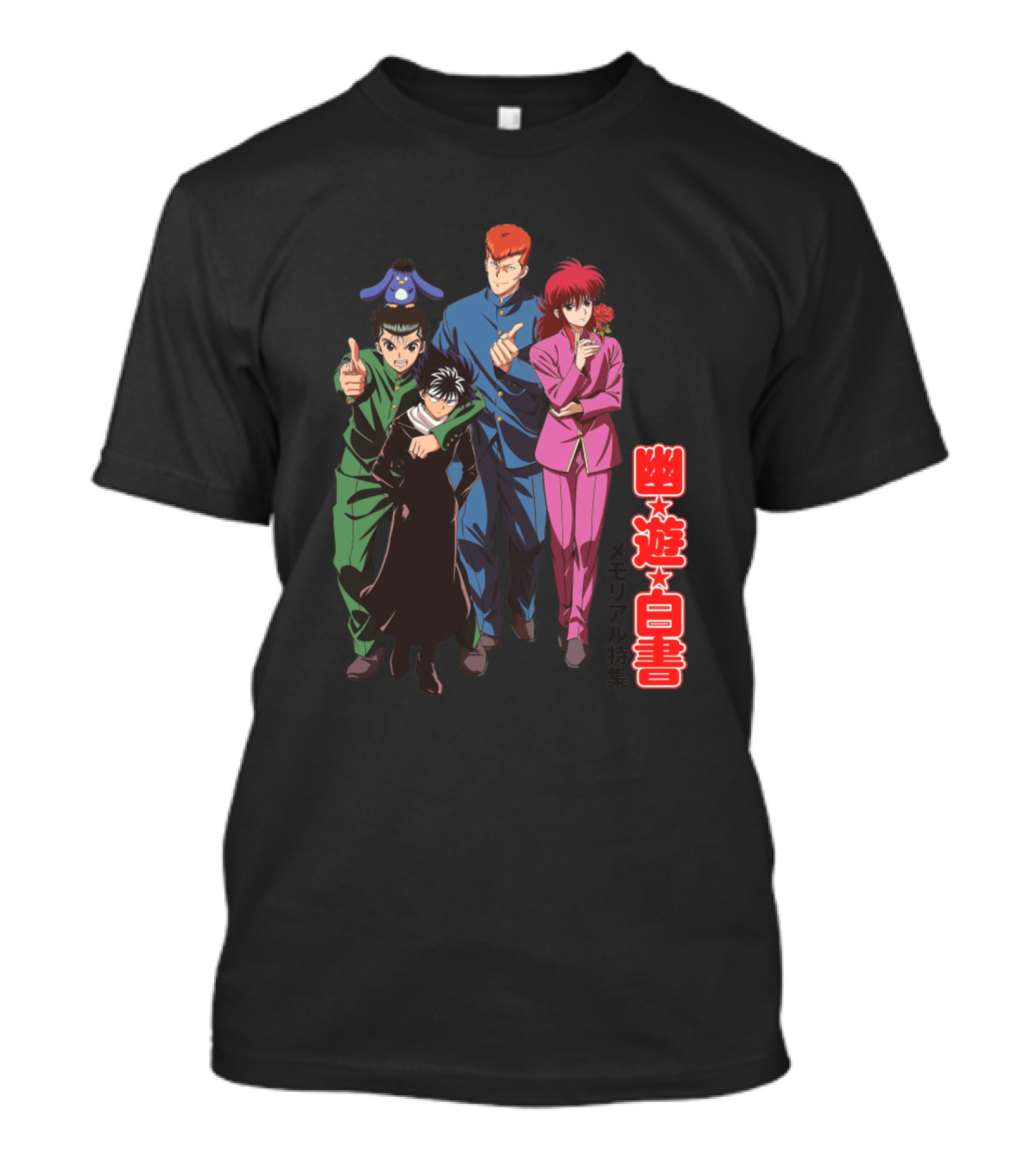 Yu Yu Hakusho 25th Anniversary Characters Group T-Shirt