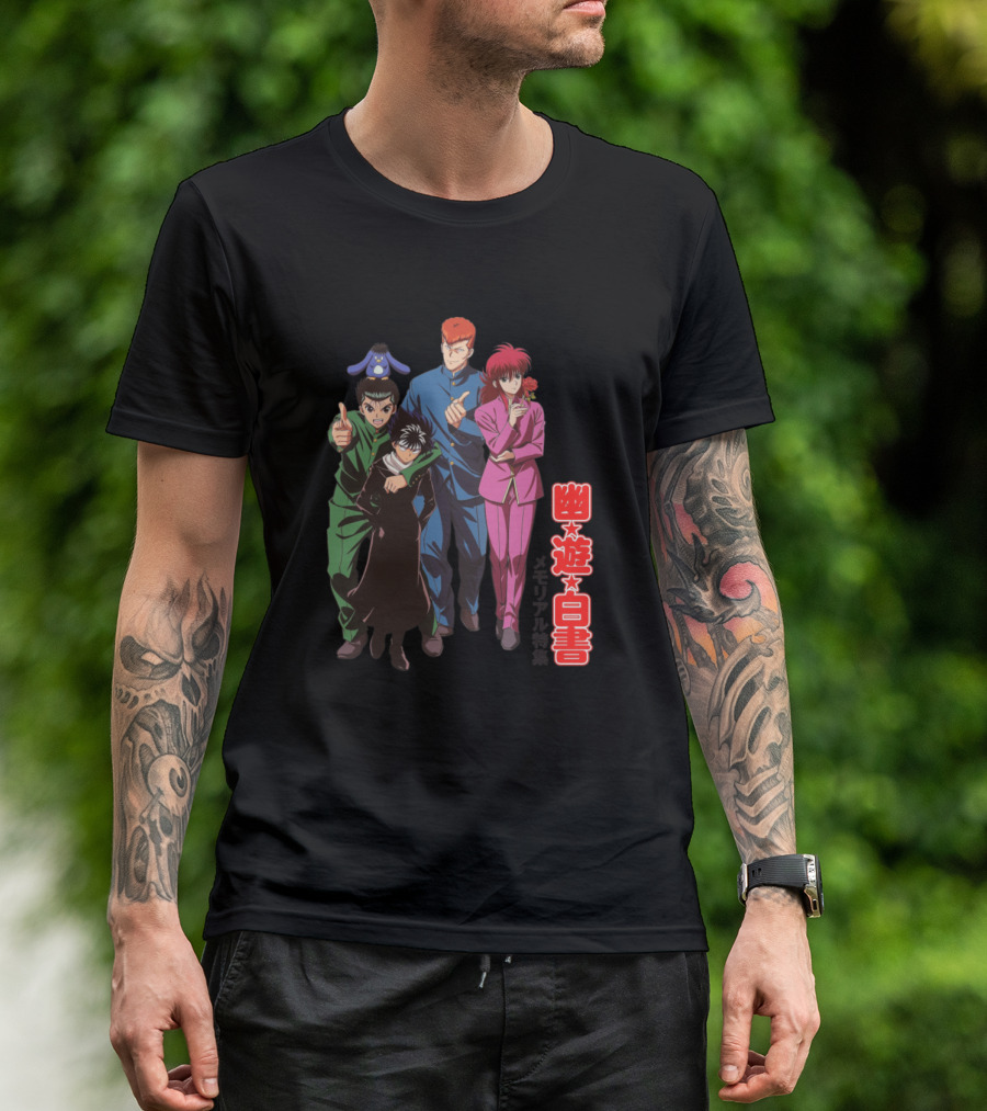 Yu Yu Hakusho 25th Anniversary Characters Group T-Shirt