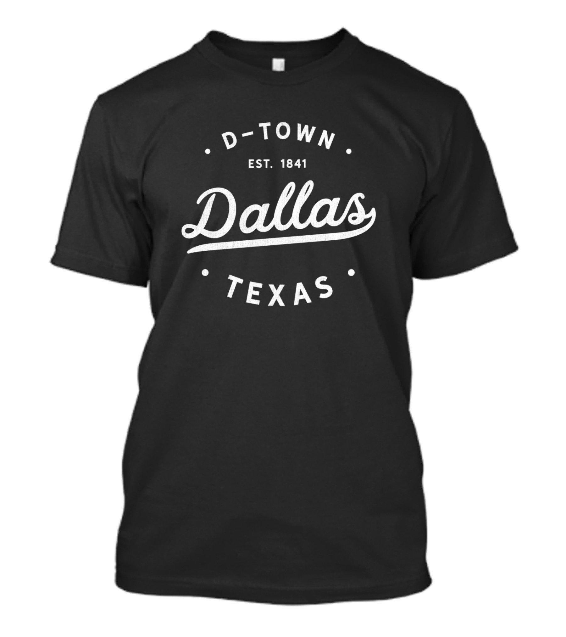 Dallas Texas Vintage Retro D-Town Est 1841 T-Shirt