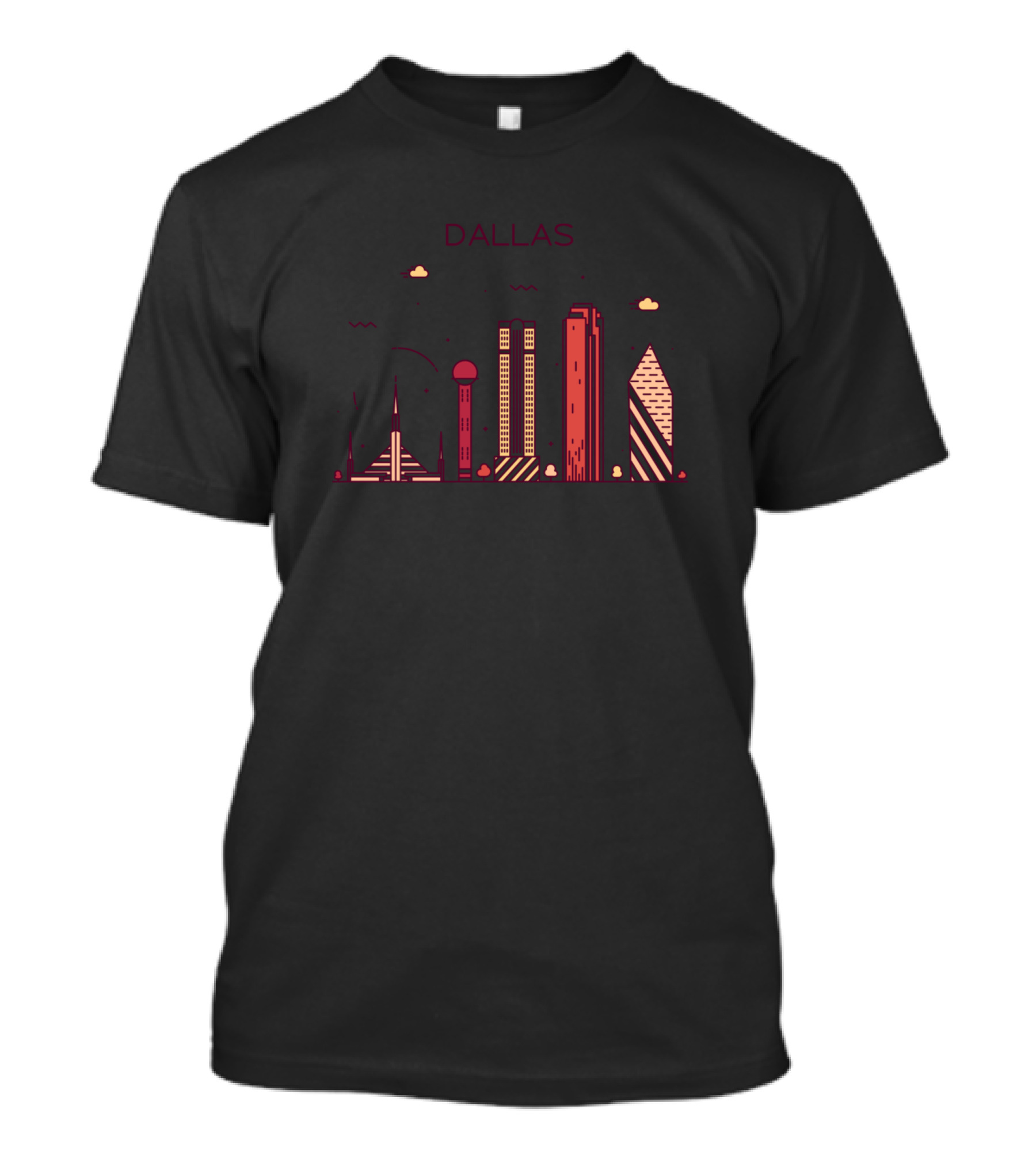 Dallas Skyline Texas United T-Shirt