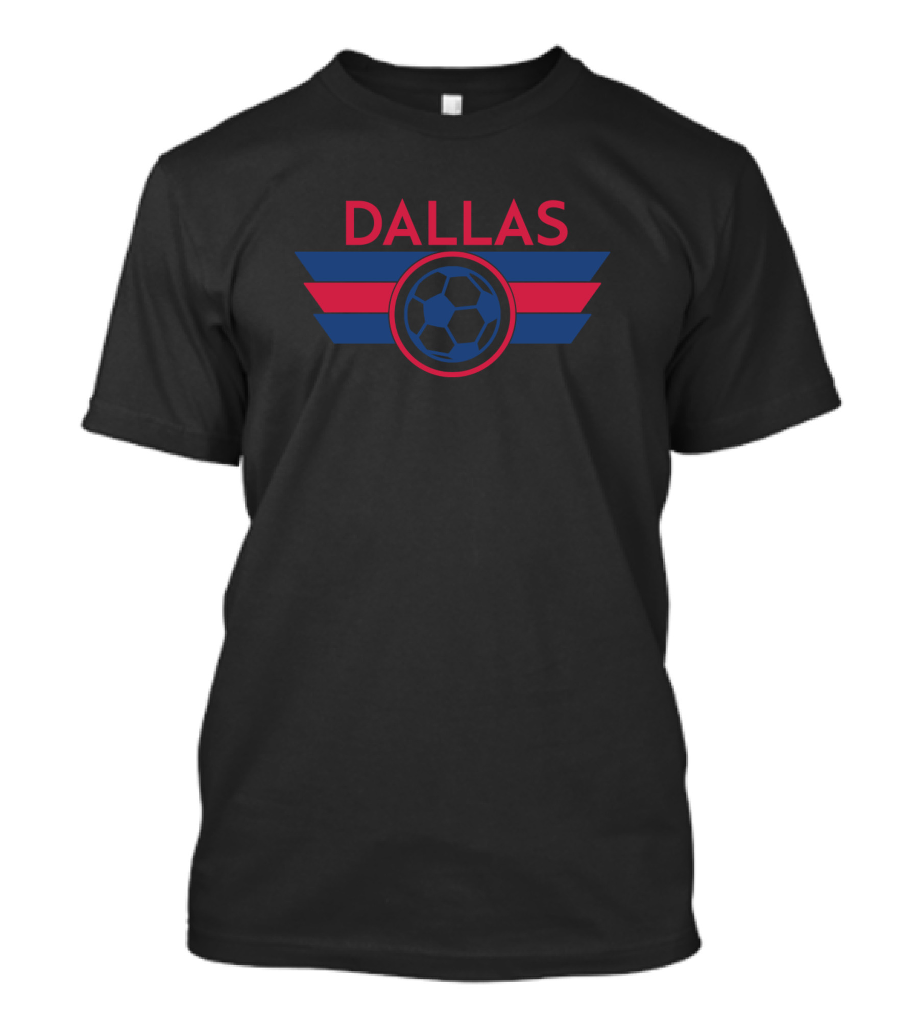 Dallas Soccer Jersey Retro Football Badge T-Shirt