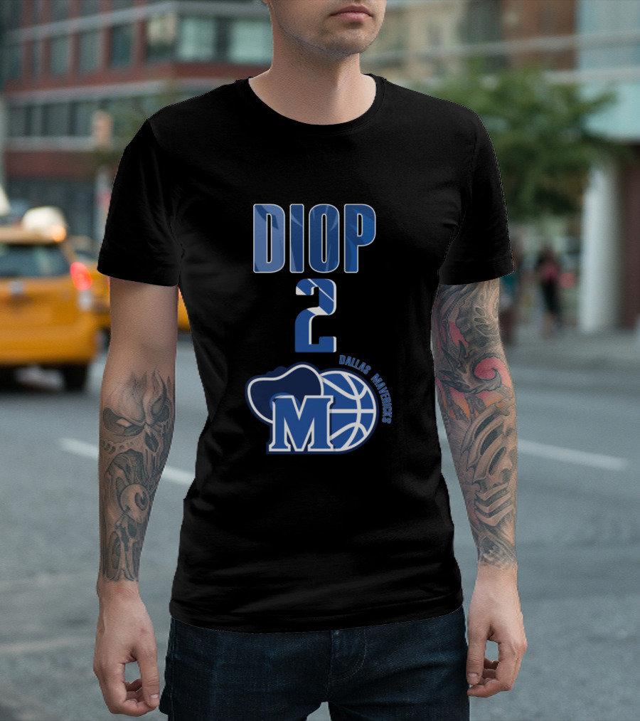 Diop 2 Dallas Mavericks Basketball T-Shirt