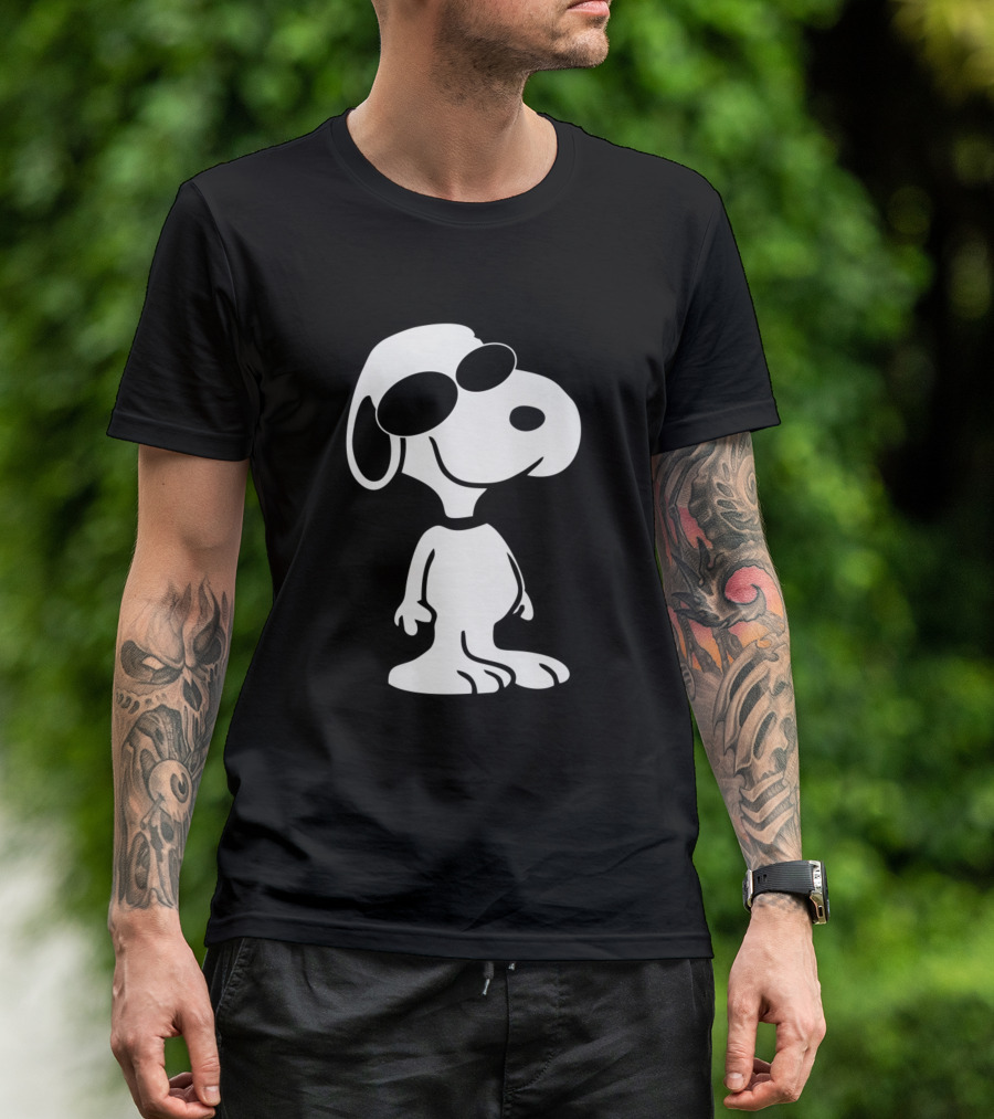 Cool Snoopy With Sunglasses Peanuts T-Shirt