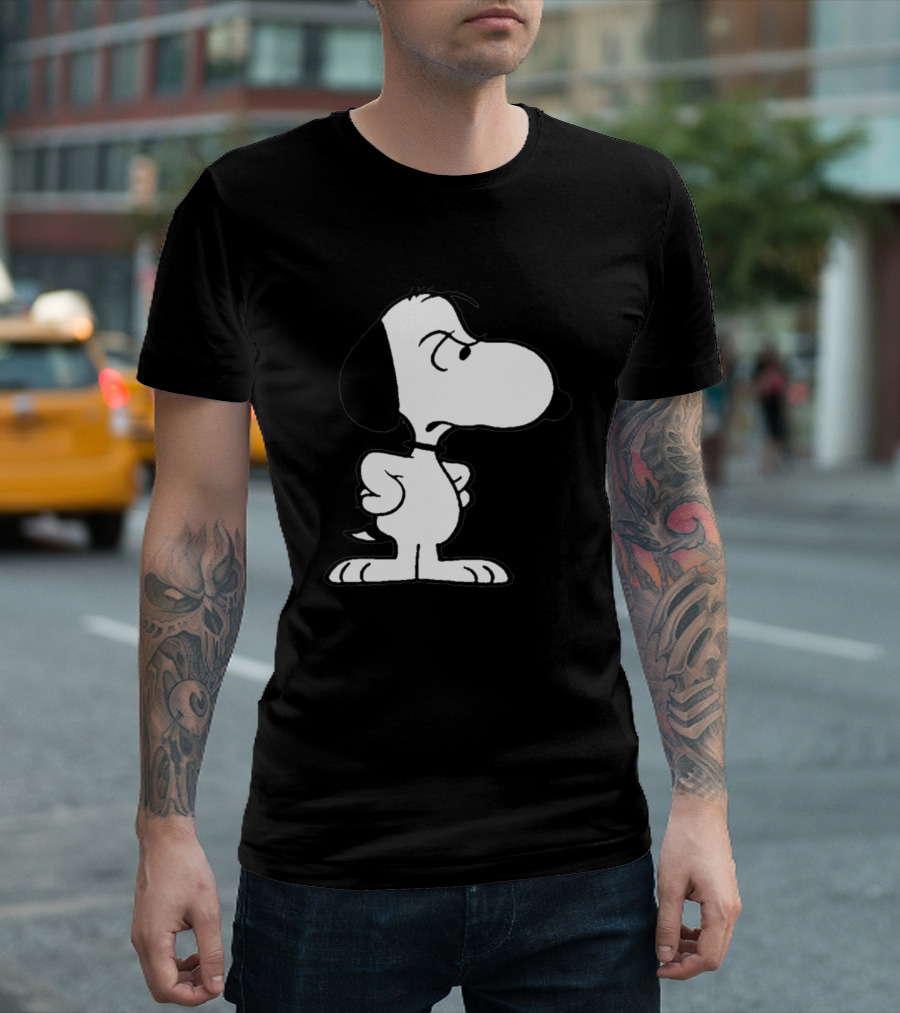 Angry Snoopy Peanuts Iconic Pose T-Shirt