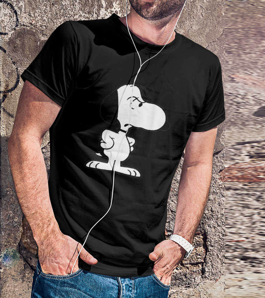 Angry Snoopy Peanuts Iconic Pose T-Shirt