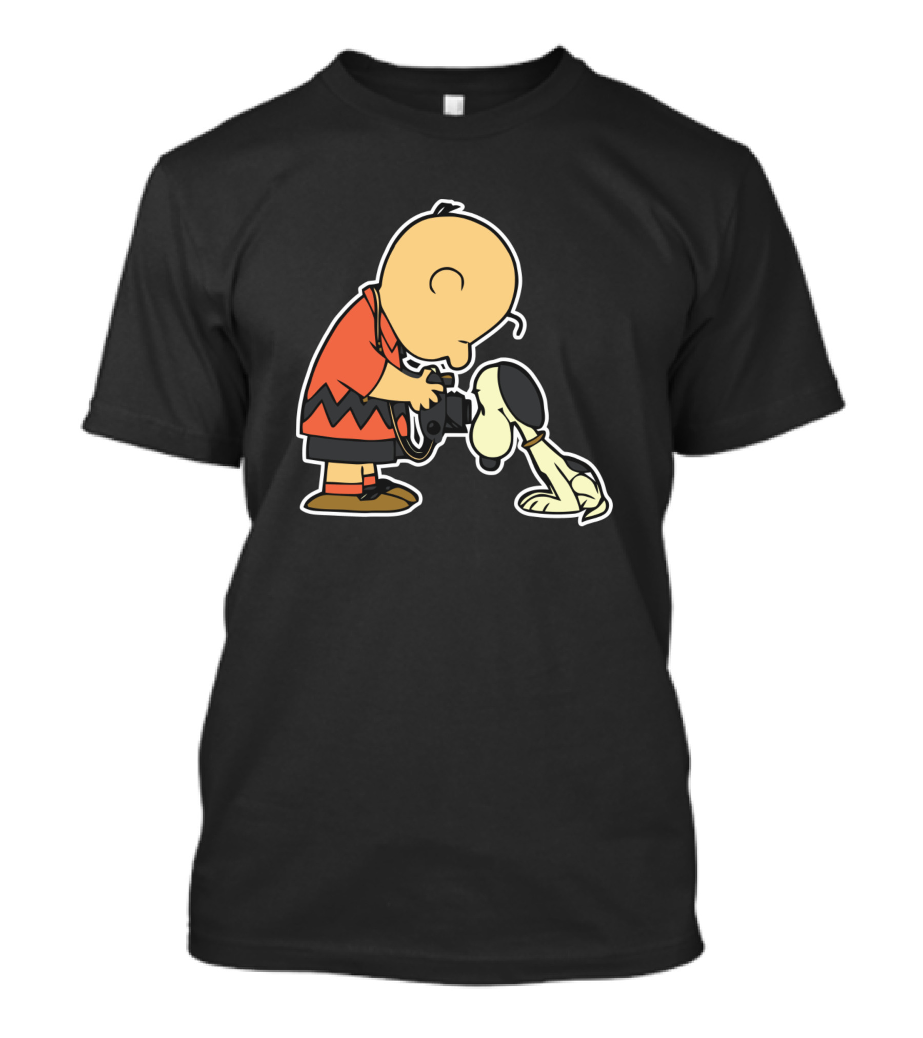 Charlie Brown And Snoopy Camera Classic Peanuts Moment T-Shirt
