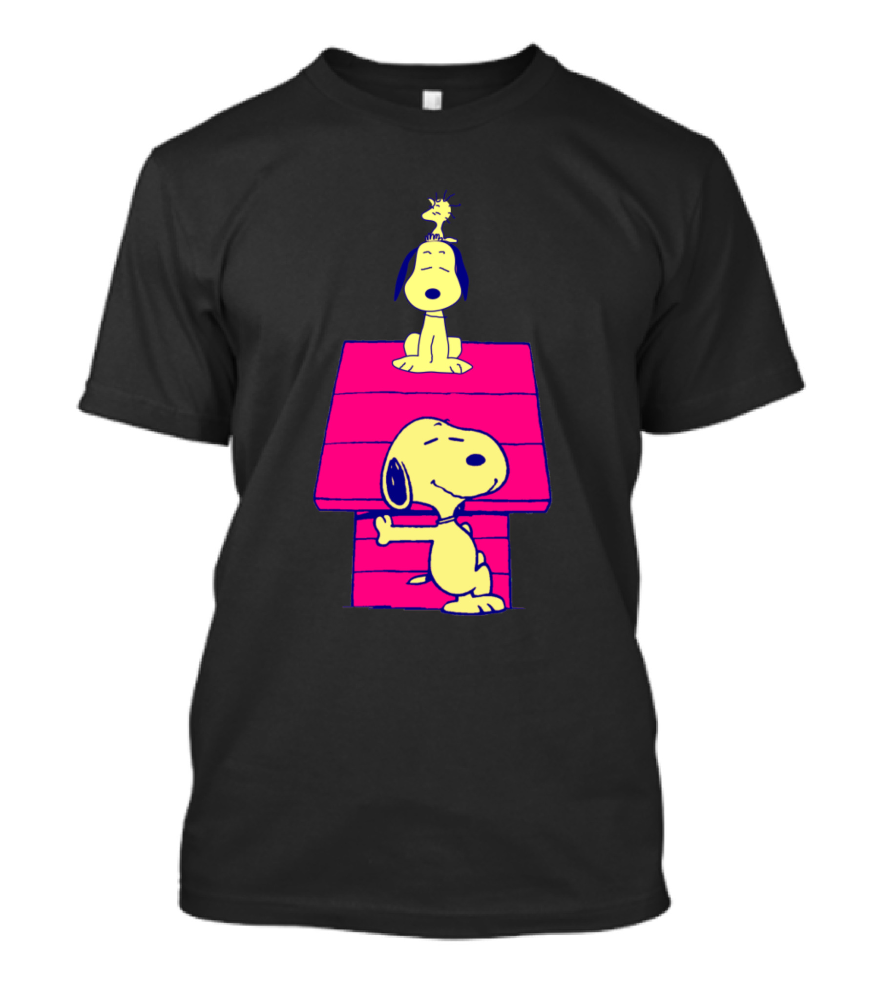 Snoopy And Woodstock Relaxing On Doghouse Duo Snoopy Snoopy T-Shirt