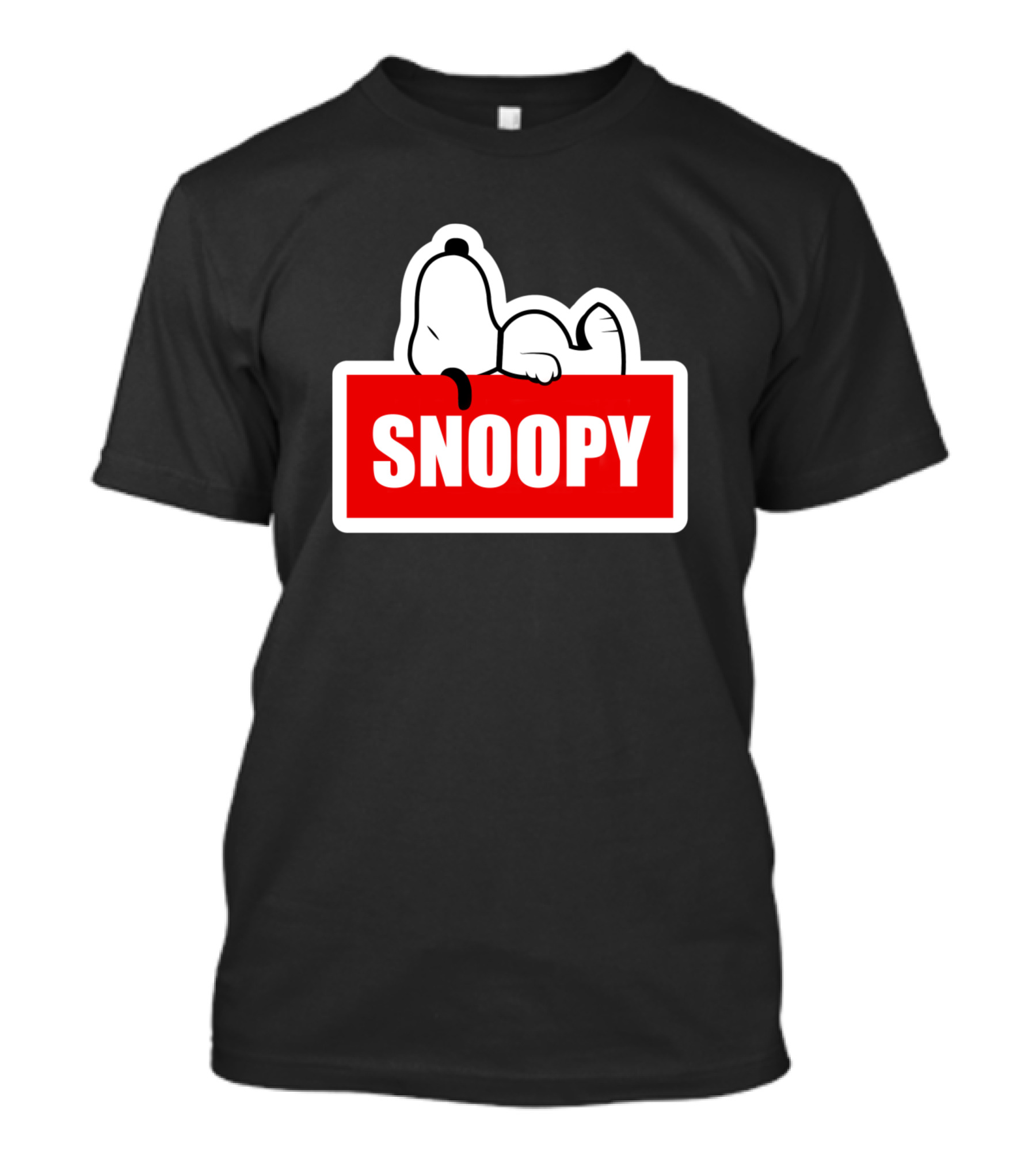 Snoopy Lying Down Peanuts Red Label T-Shirt