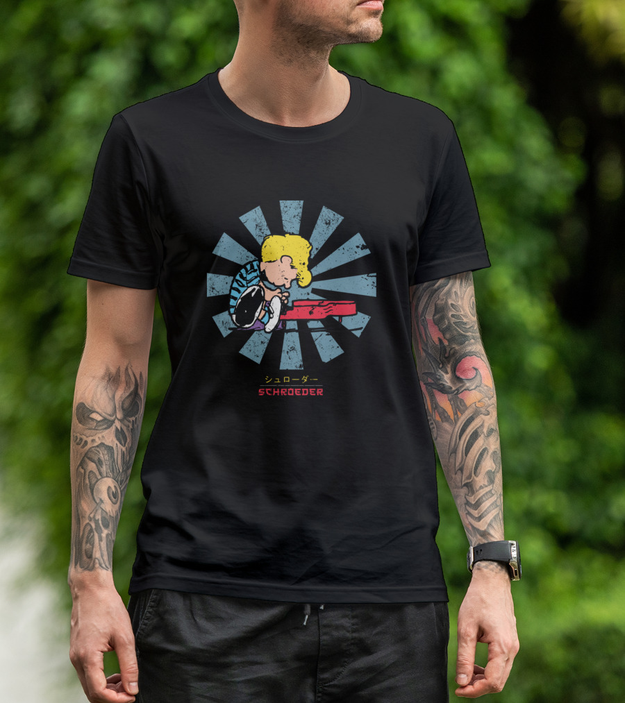 Schroeder Retro Japanese Peanuts T-Shirt