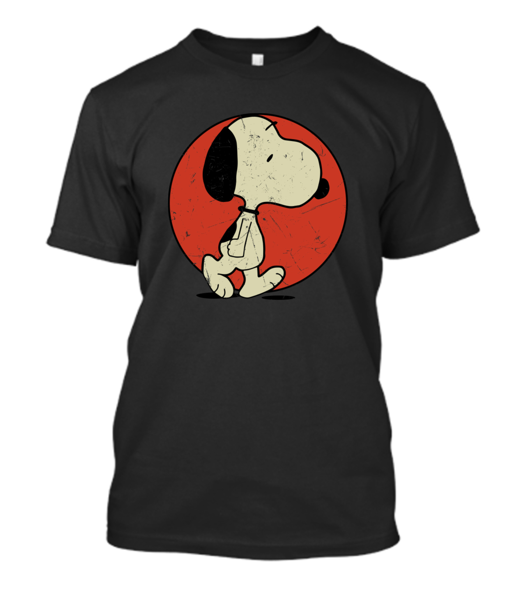 Snoopy Vintage Walking Circle T-Shirt