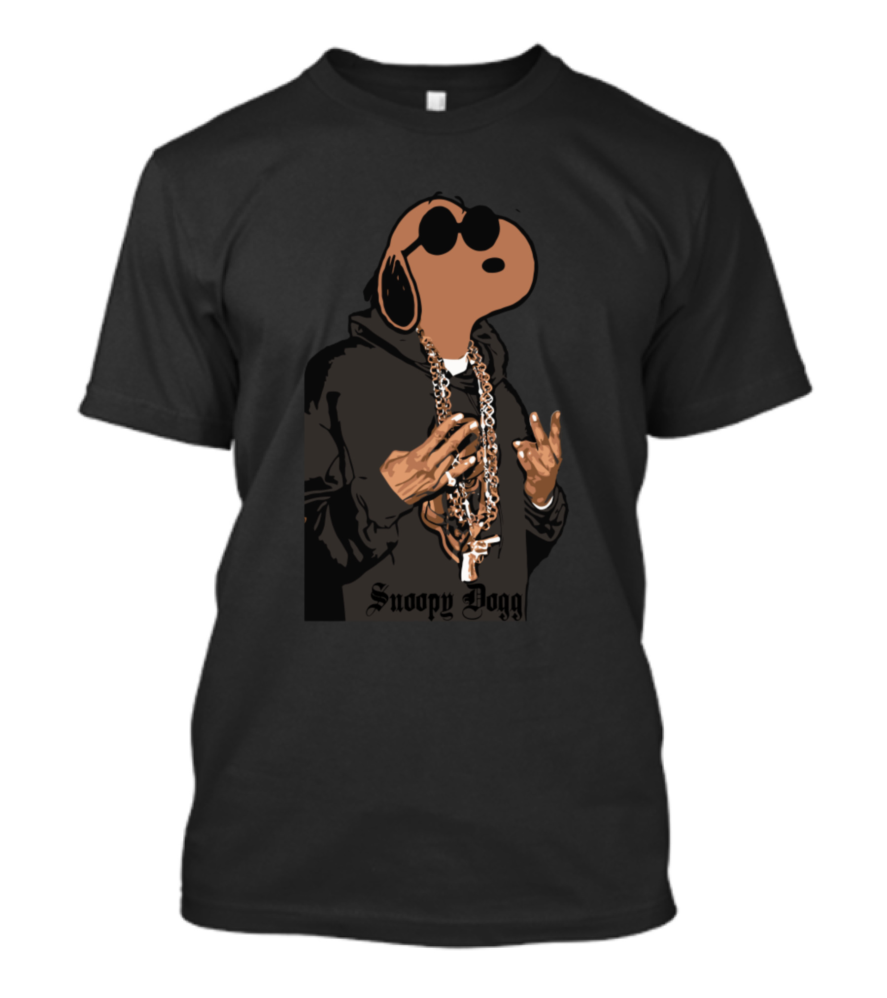 Snoopy Dogg Snoopy Peanuts Hip Hop T-Shirt