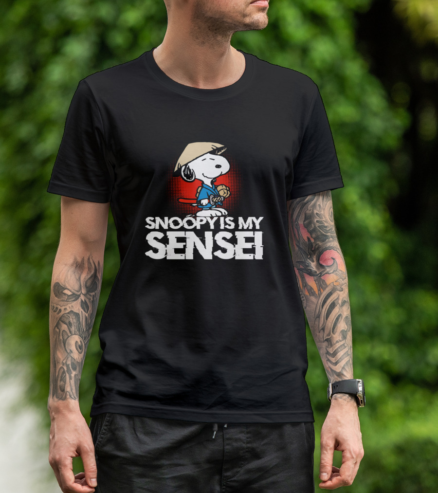Snoopy Is My Sensei Martial Arts Snoopy T-Shirt